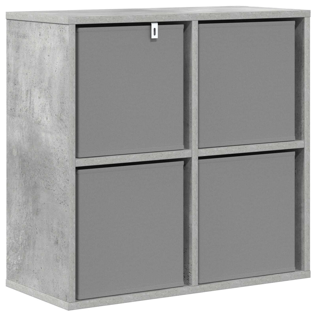 vidaXL Bufet z szufladą Betonowy szary 59,5 x 27 x 57 cm