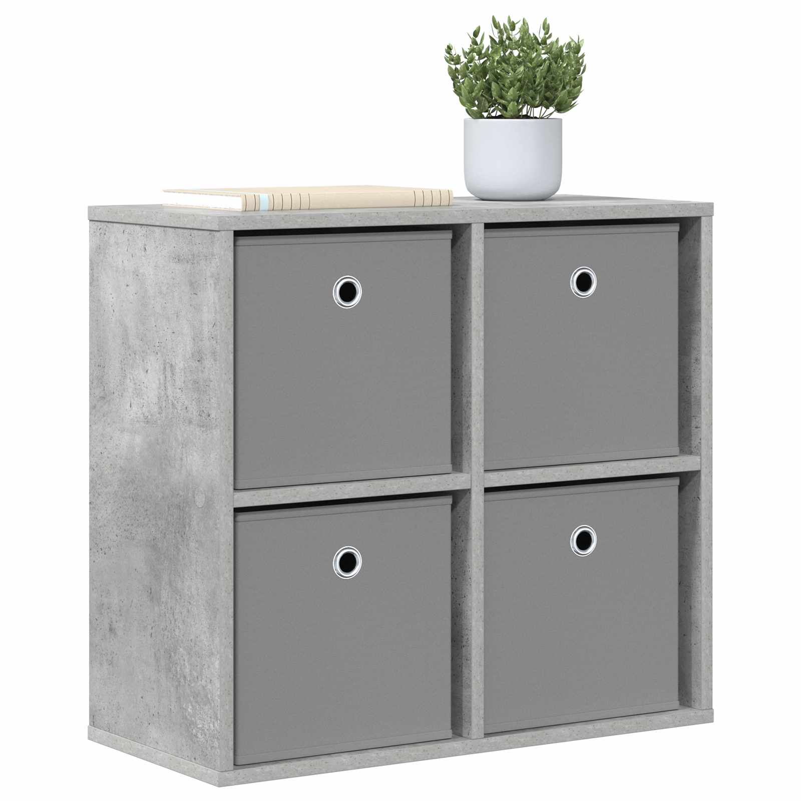 vidaXL Bufet z szufladą Betonowy szary 59,5 x 27 x 57 cm