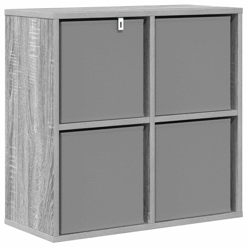 vidaXL Bufet z szufladą Szary Sonoma 59,5 x 27 x 57 cm