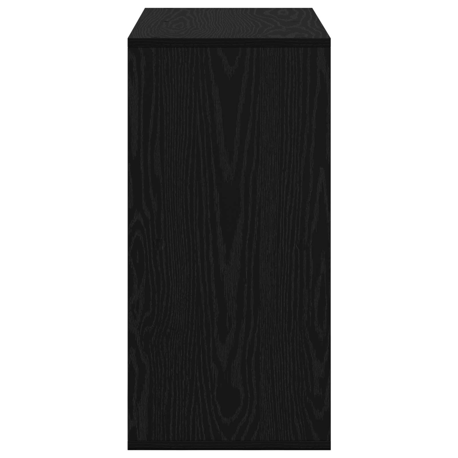 vidaXL Bufet z szufladą Czarny Dąb 68,5 x 32 x 67 cm