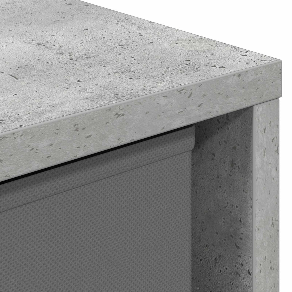 vidaXL Bufet z szufladą Betonowy szary 68,5 x 32 x 67 cm