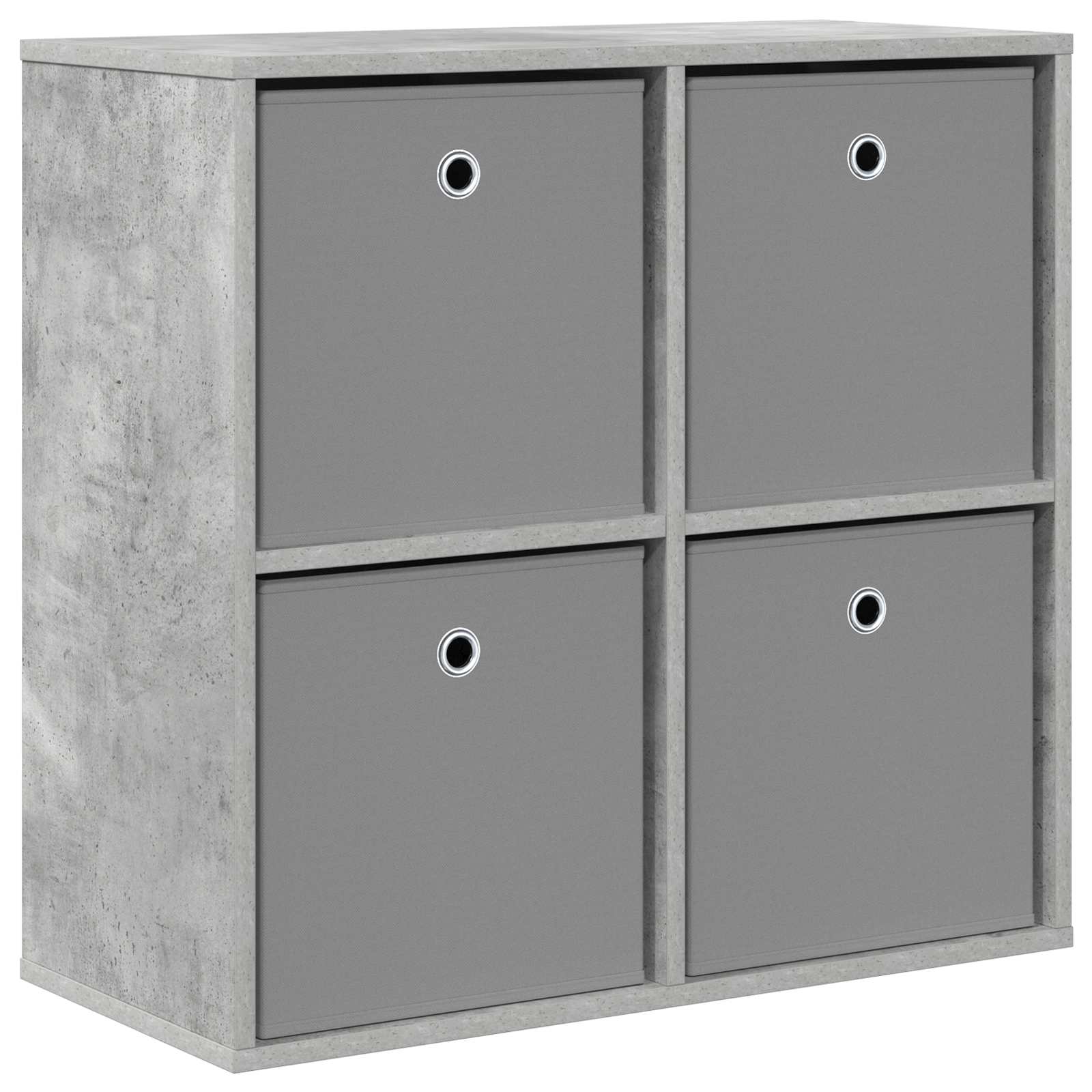 vidaXL Bufet z szufladą Betonowy szary 68,5 x 32 x 67 cm