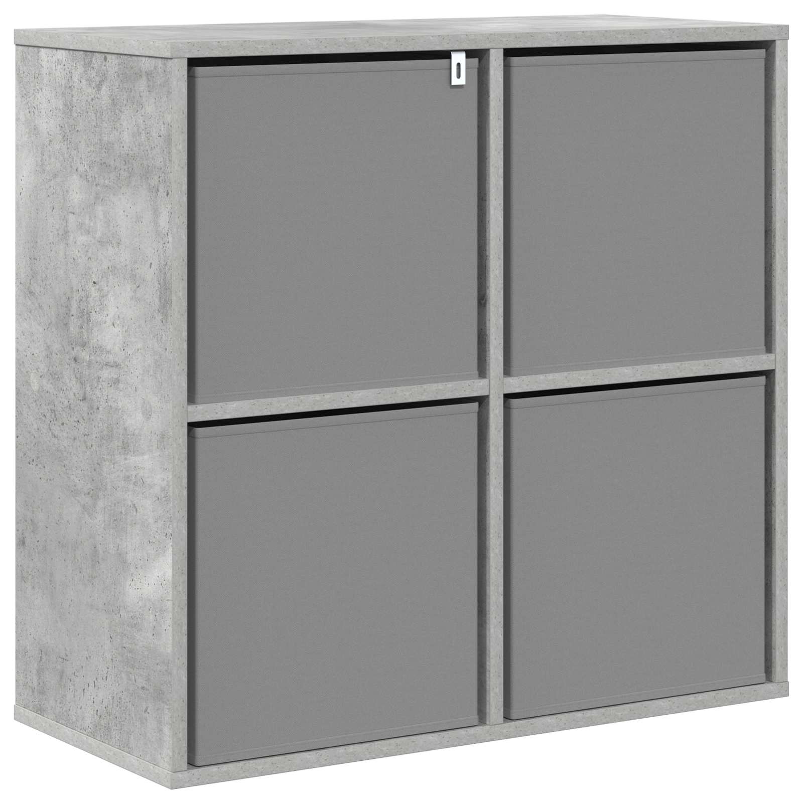 vidaXL Bufet z szufladą Betonowy szary 68,5 x 32 x 67 cm