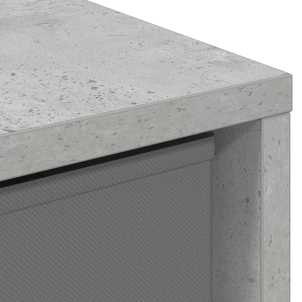 vidaXL Bufet z szufladą Betonowy szary 25,5 x 22 x 69,5 cm