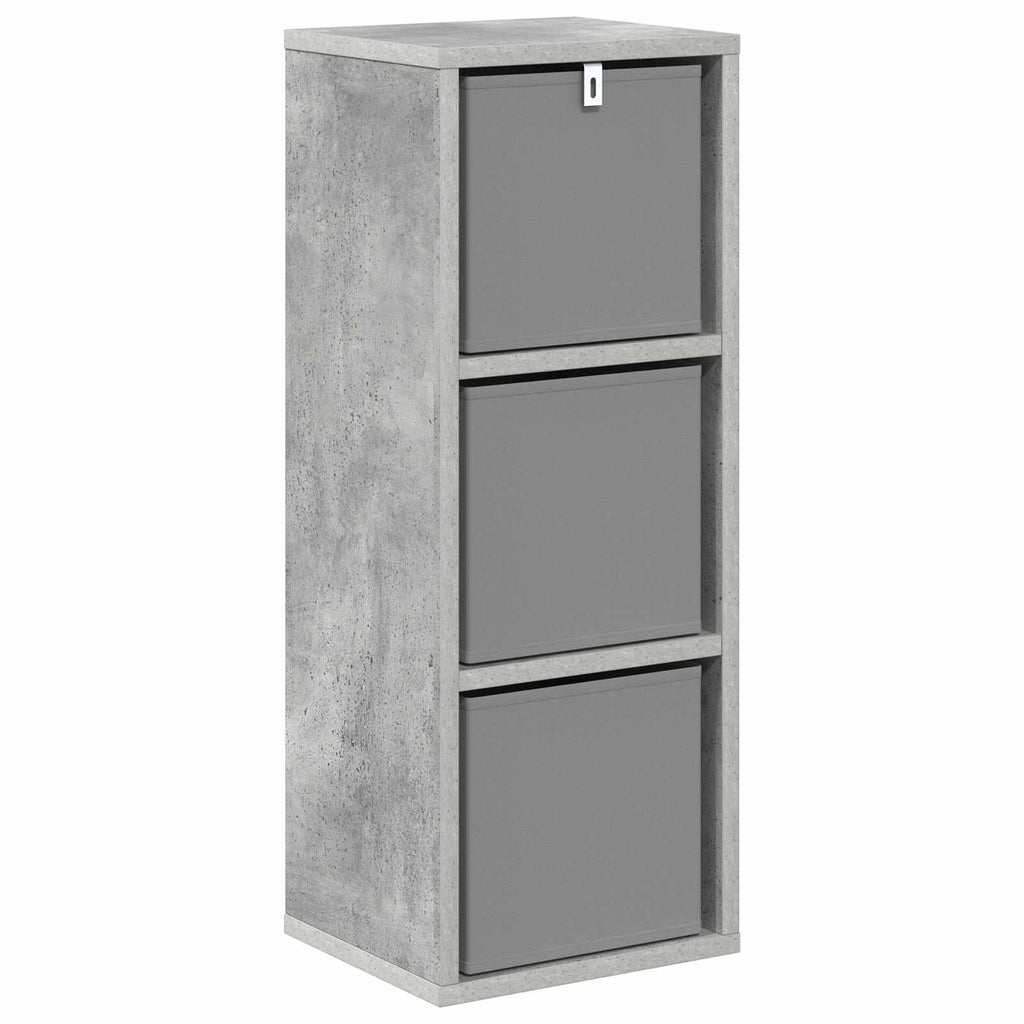 vidaXL Bufet z szufladą Betonowy szary 25,5 x 22 x 69,5 cm