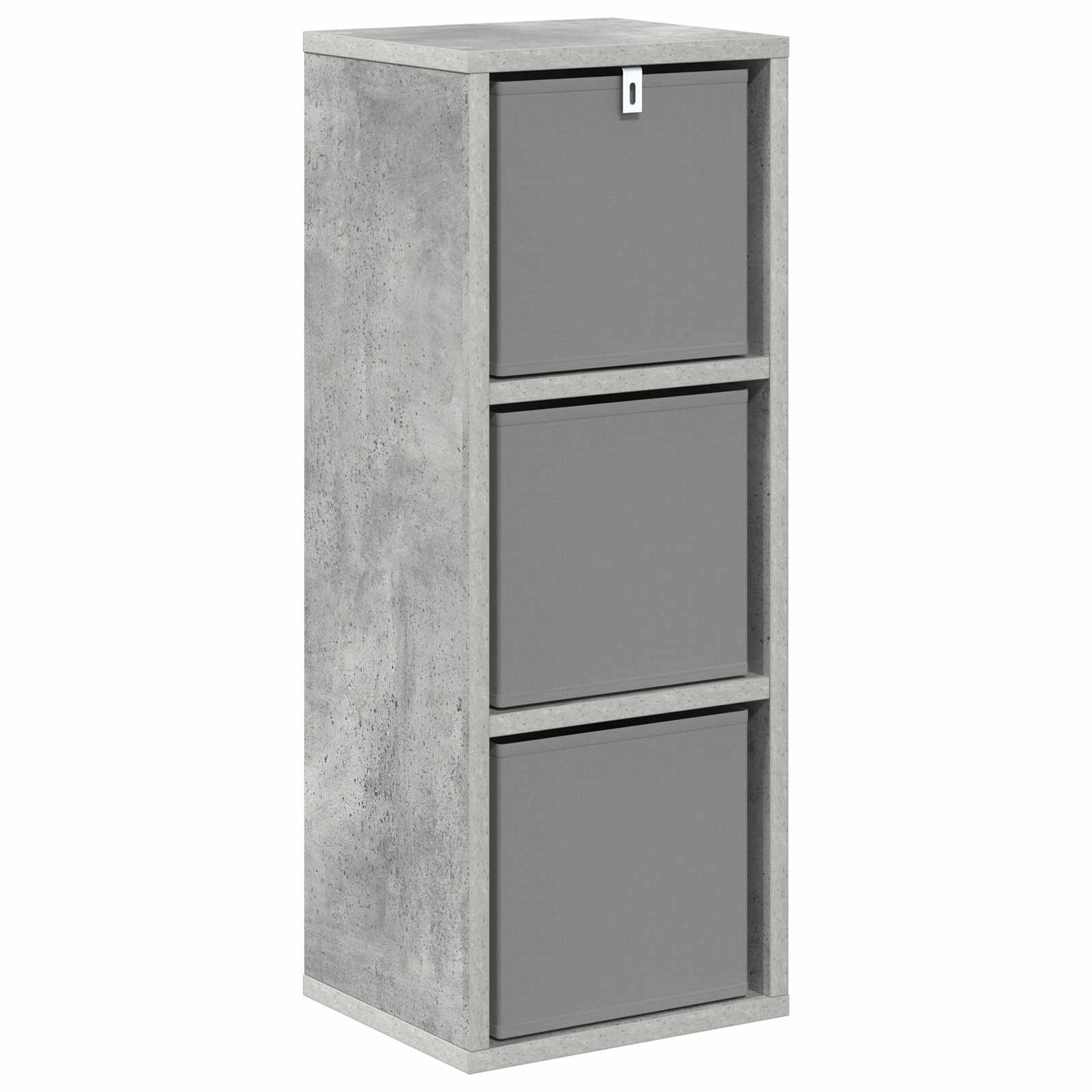 vidaXL Bufet z szufladą Betonowy szary 25,5 x 22 x 69,5 cm
