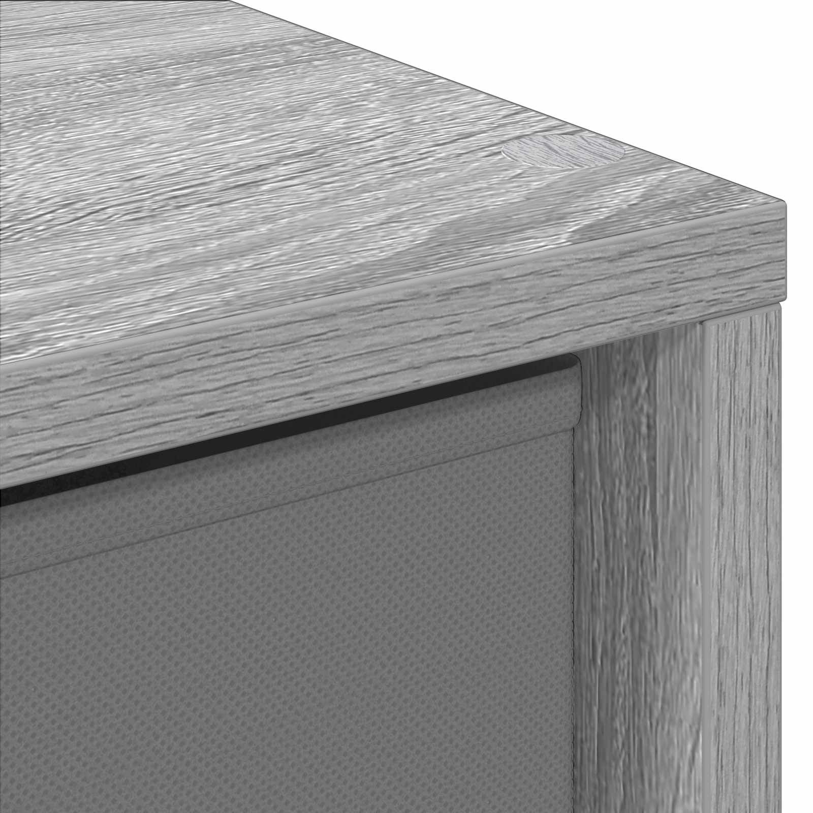vidaXL Bufet z szufladą Szary Sonoma 25,5 x 22 x 69,5 cm