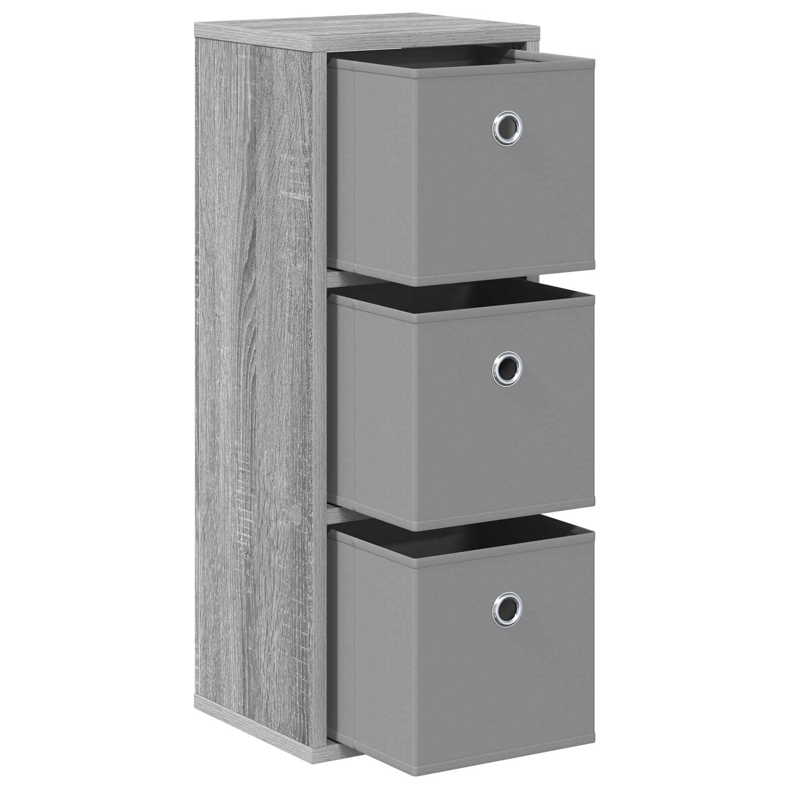 vidaXL Bufet z szufladą Szary Sonoma 25,5 x 22 x 69,5 cm