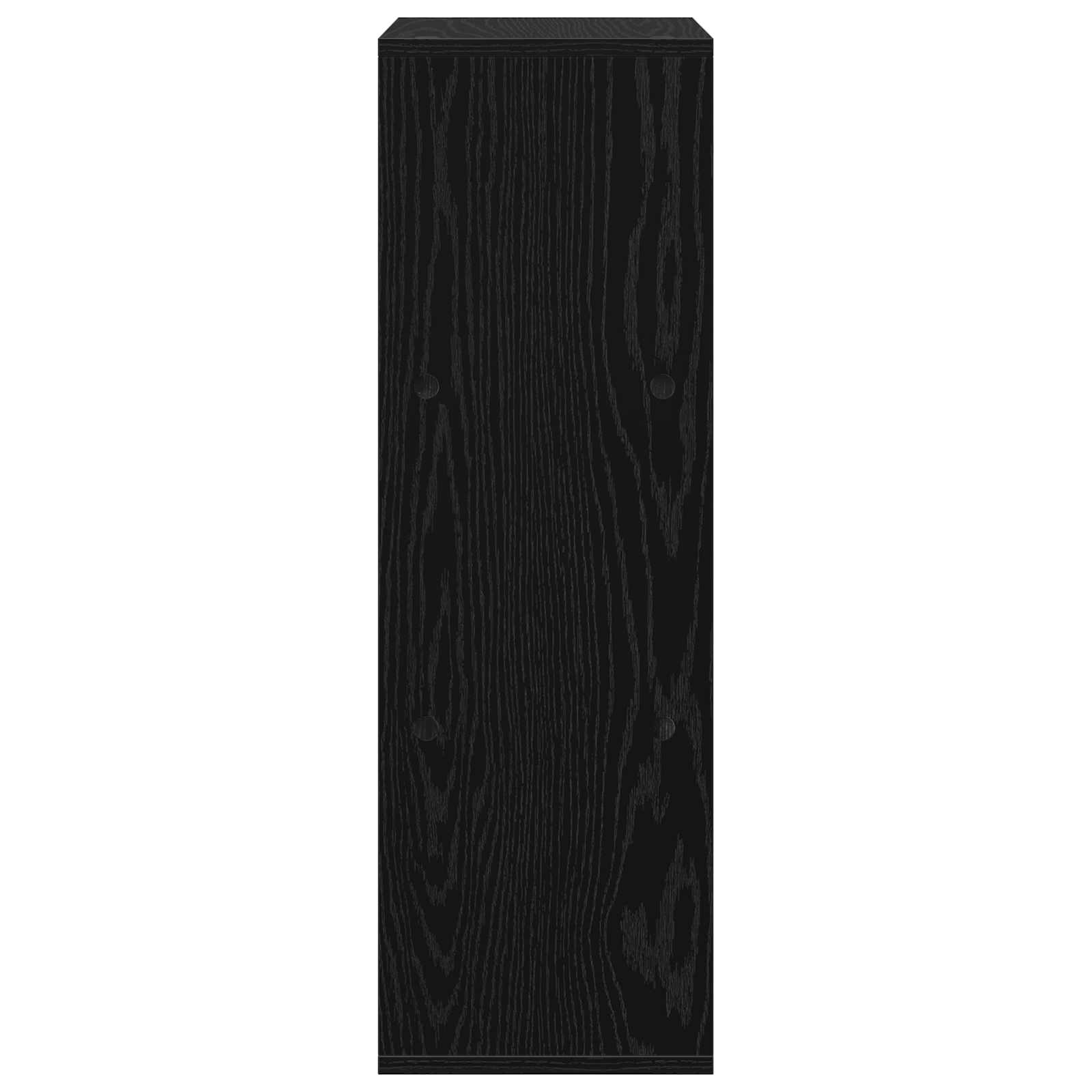 vidaXL Bufet z szufladą Czarny Dąb 30,5 x 27 x 84,5 cm