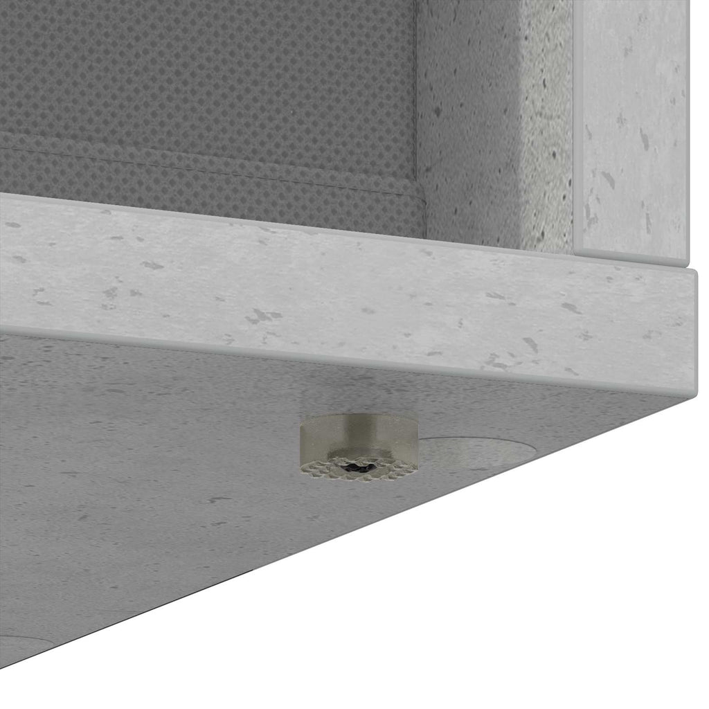 vidaXL Bufet z szufladą Betonowy szary 30,5 x 27 x 84,5 cm
