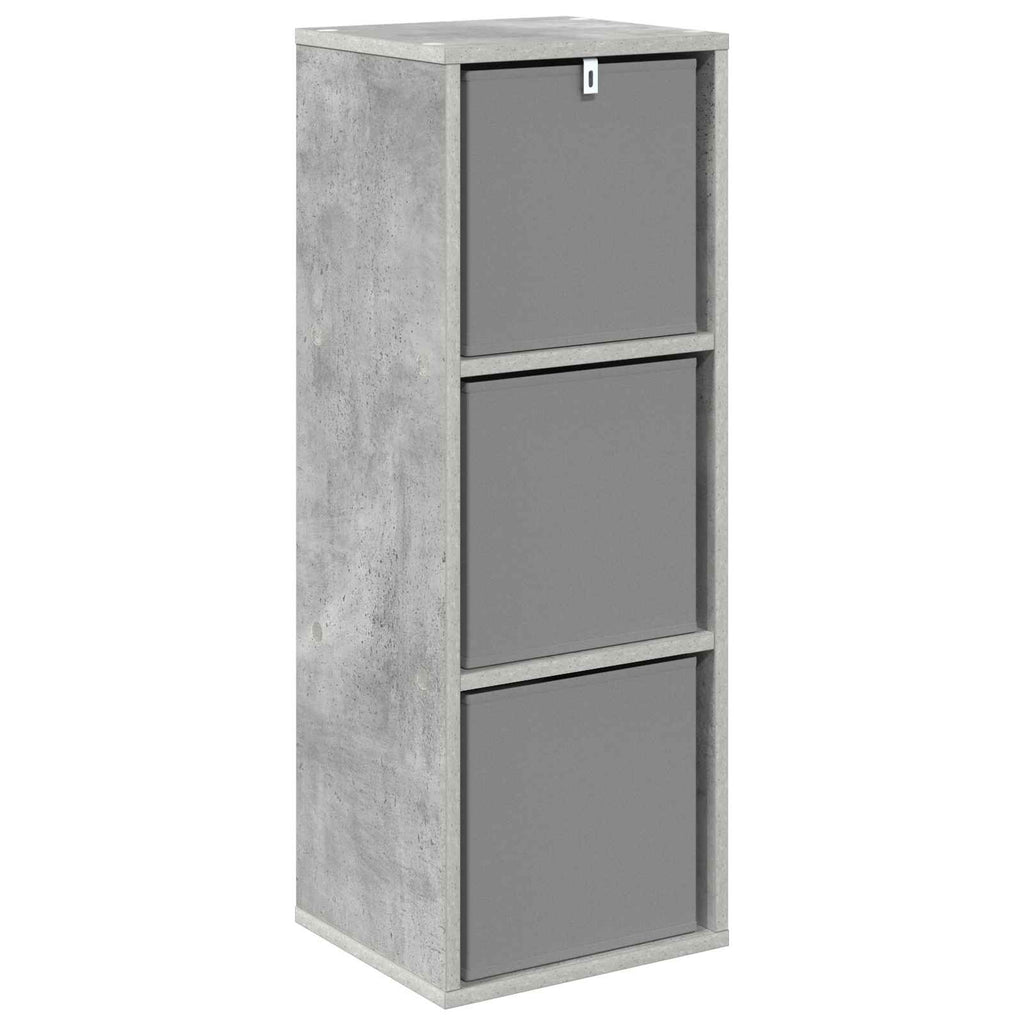 vidaXL Bufet z szufladą Betonowy szary 30,5 x 27 x 84,5 cm