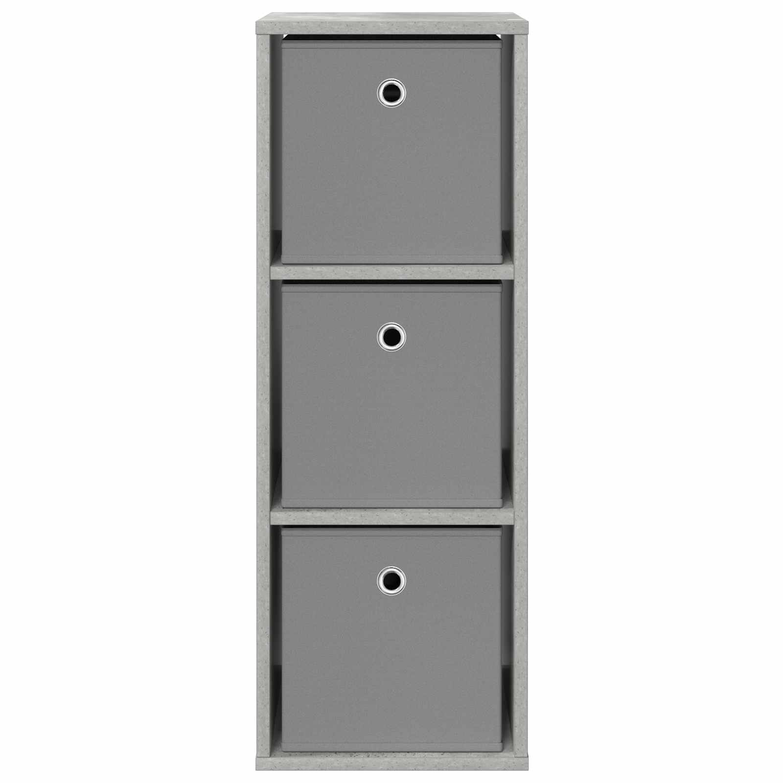 vidaXL Bufet z szufladą Betonowy szary 30,5 x 27 x 84,5 cm