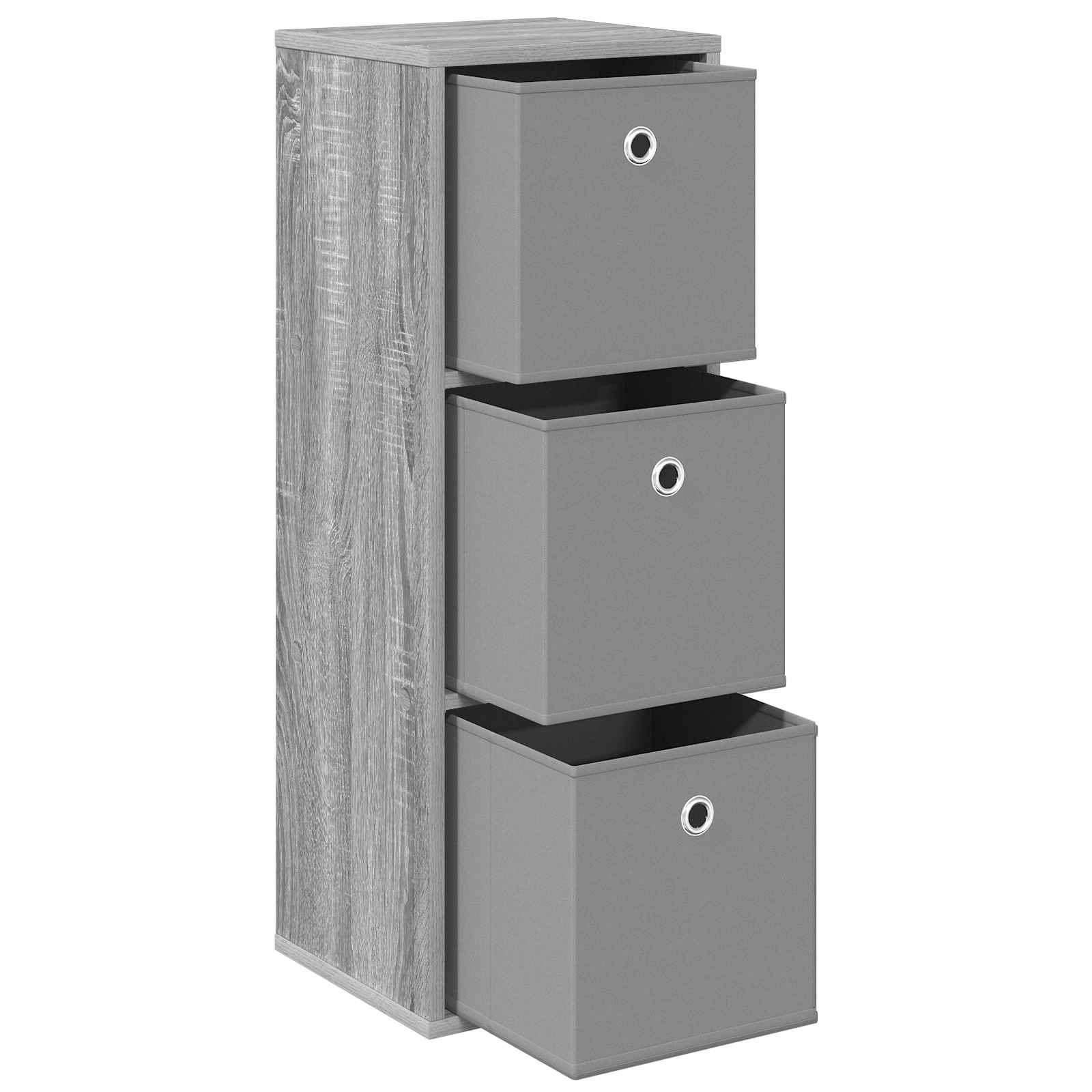 vidaXL Bufet z szufladą Szary Sonoma 30,5 x 27 x 84,5 cm