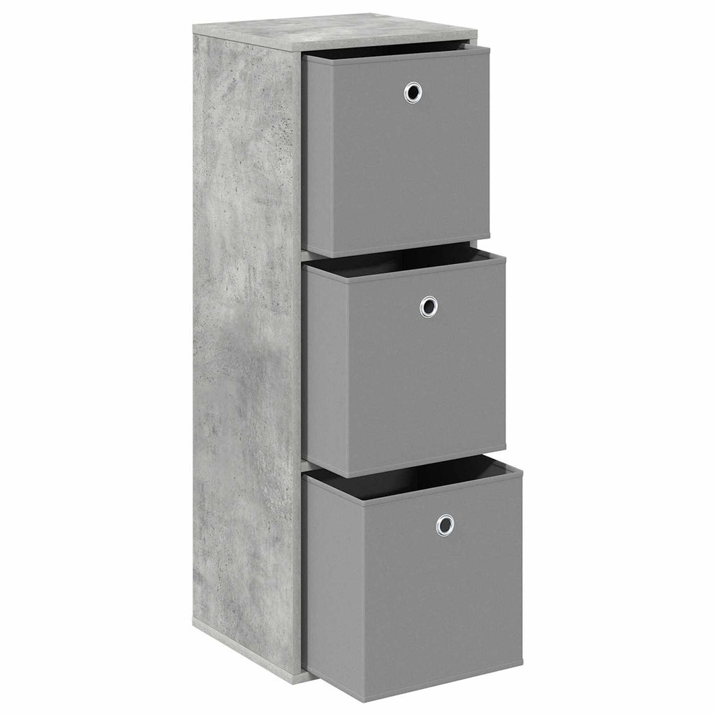 vidaXL Bufet z szufladą Betonowy szary 35 x 32 x 99,5 cm