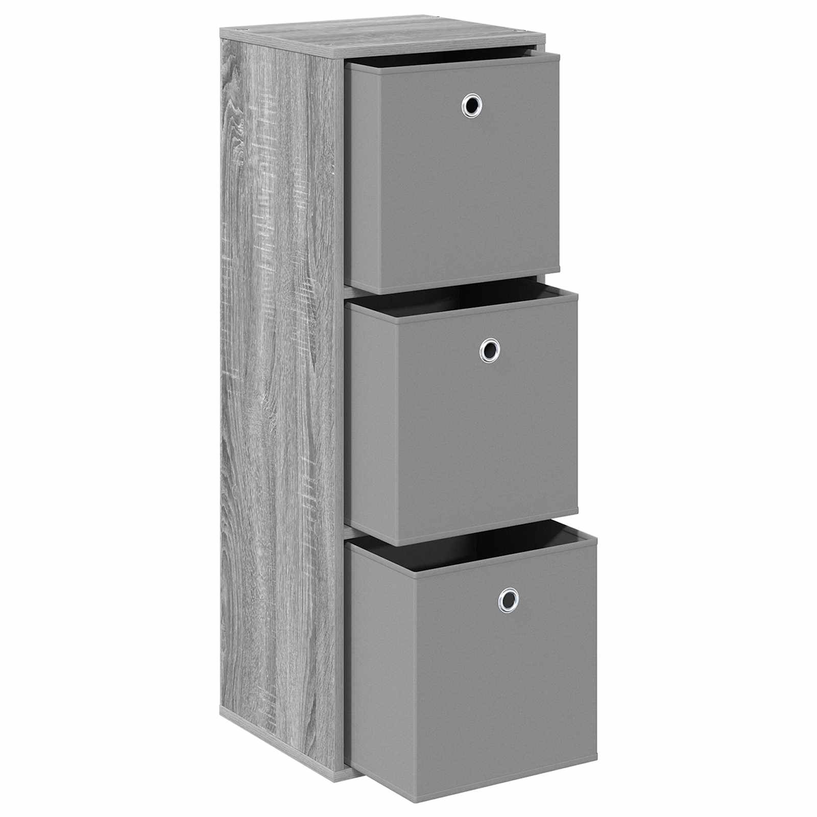 vidaXL Bufet z szufladą Szary Sonoma 35 x 32 x 99,5 cm
