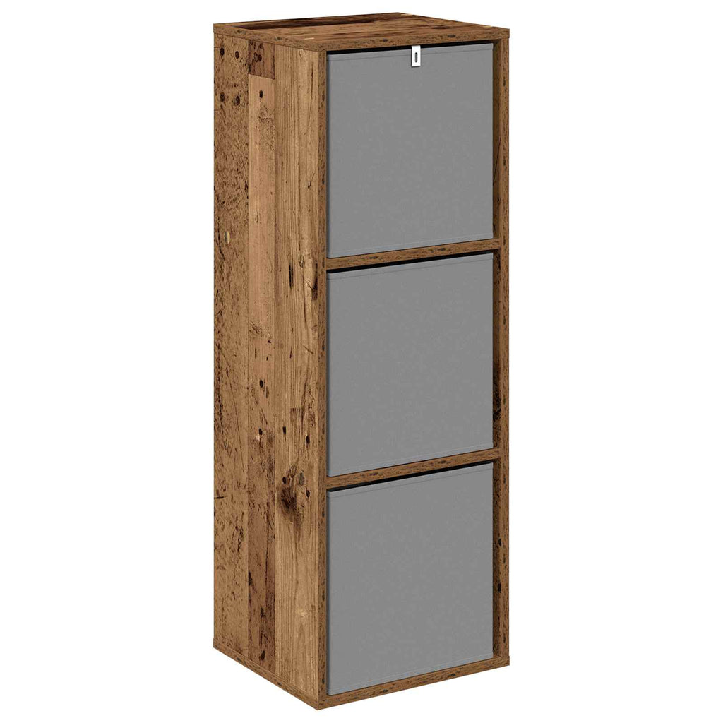 vidaXL Bufet z szufladą Stare drewno 35 x 32 x 99,5 cm