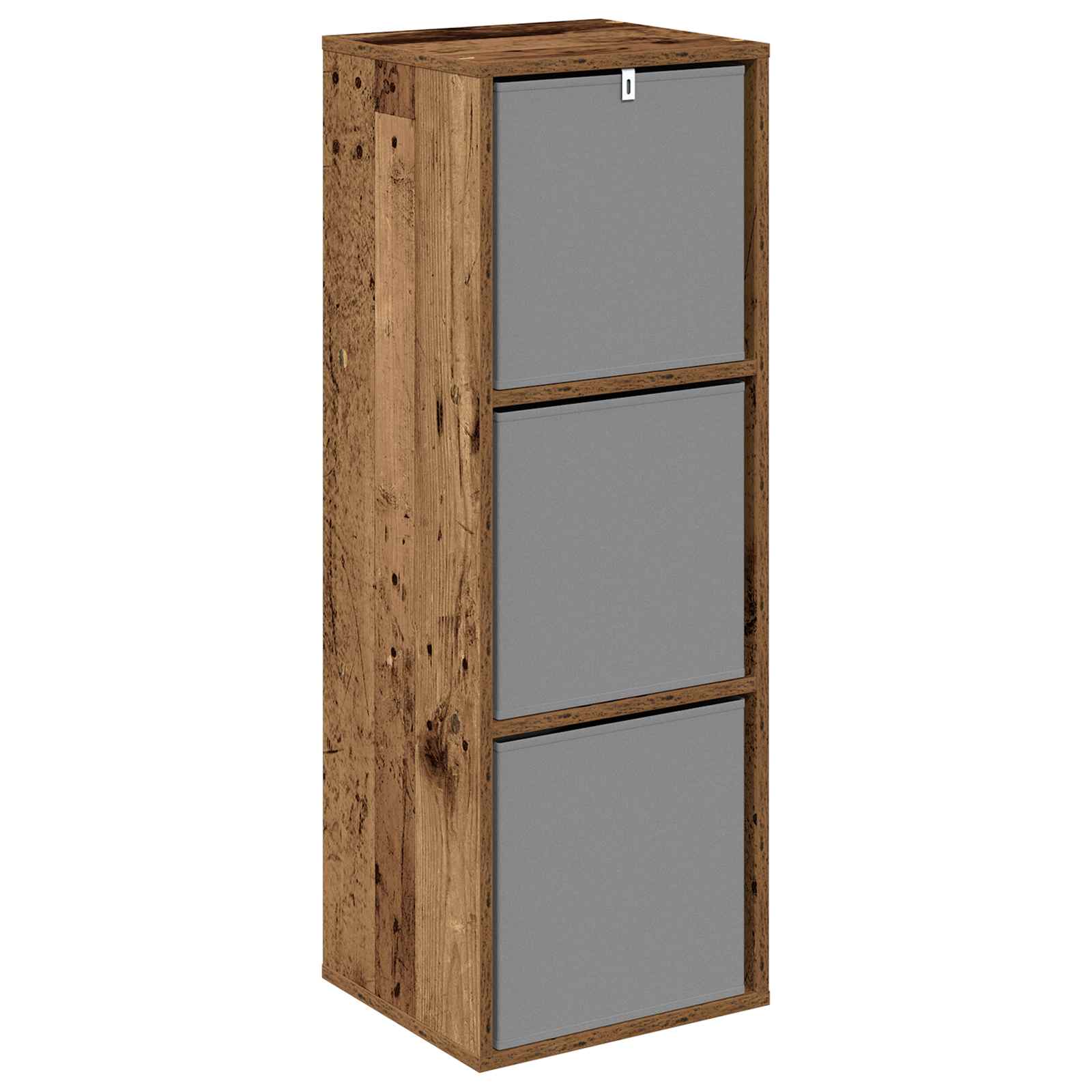 vidaXL Bufet z szufladą Stare drewno 35 x 32 x 99,5 cm