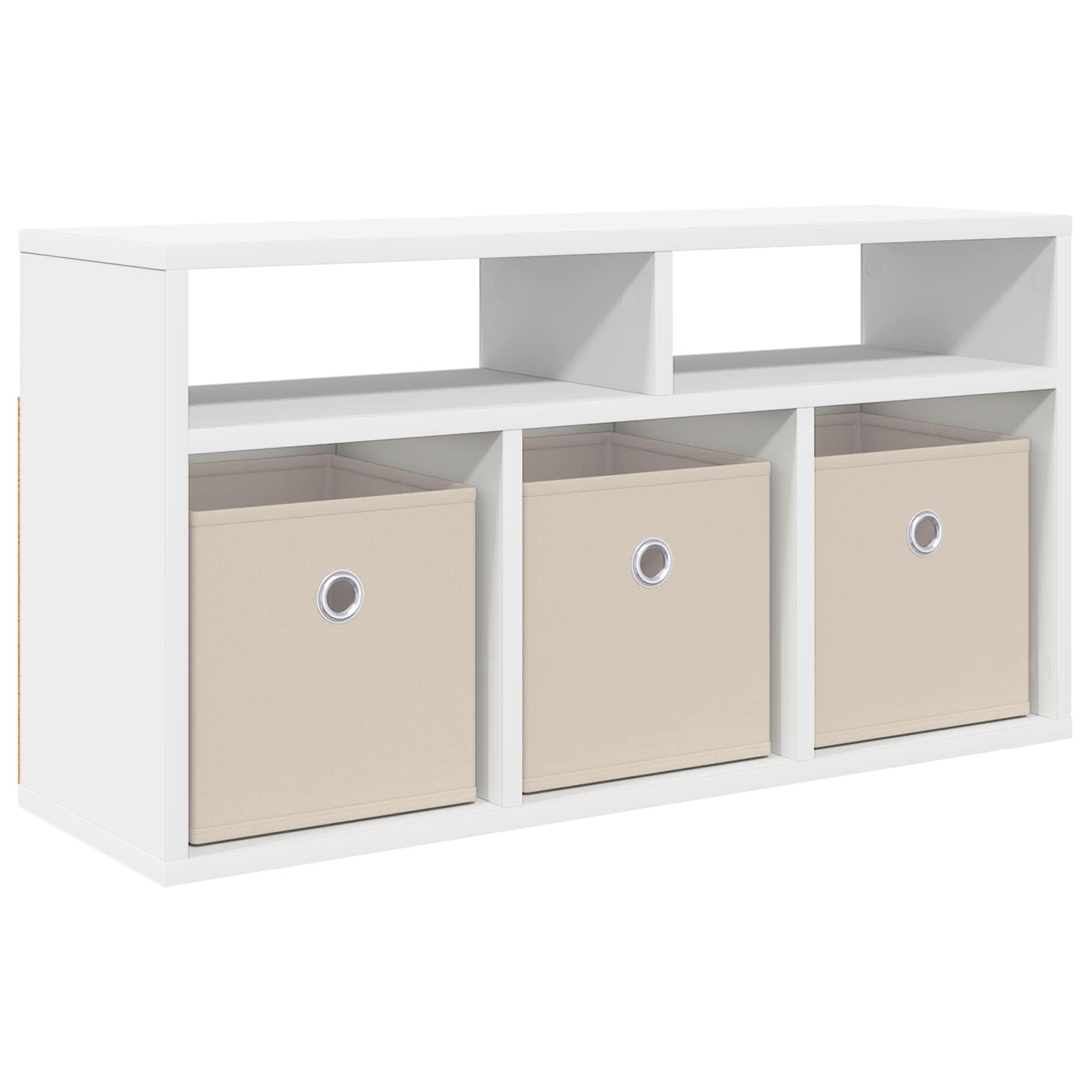 vidaXL Nisko szafka z szufladą Biały 72 x 22,5 x 38 cm