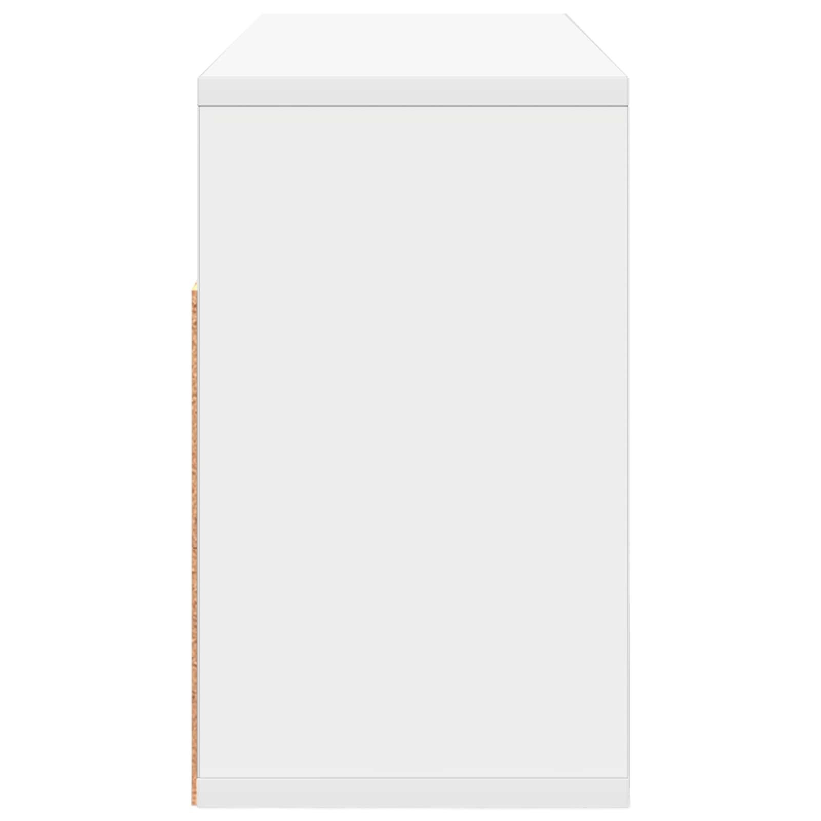 vidaXL Nisko szafka z szufladą Biały 72 x 22,5 x 38 cm