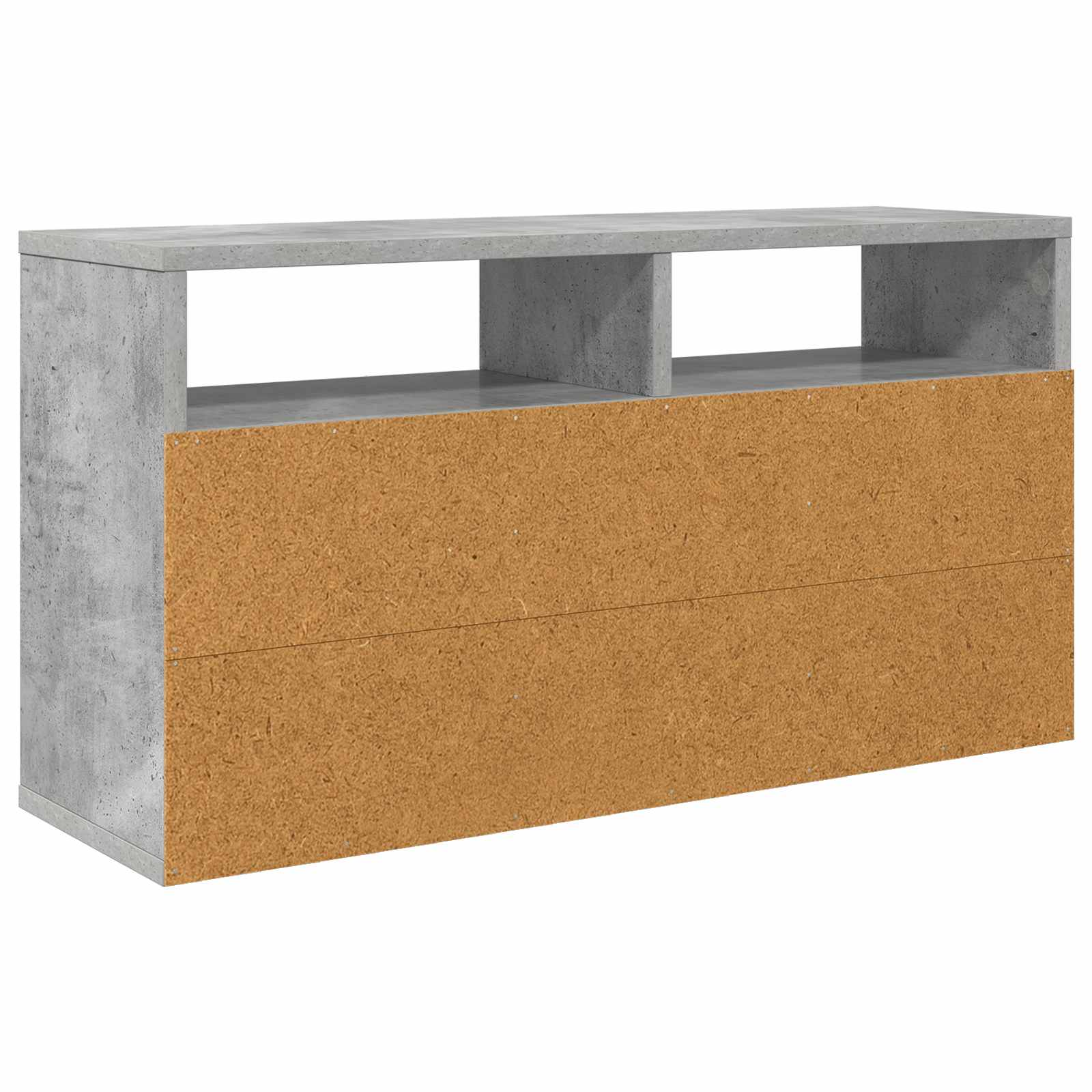 vidaXL Nisko szafka z szufladą Betonowy szary 72 x 22,5 x 38 cm
