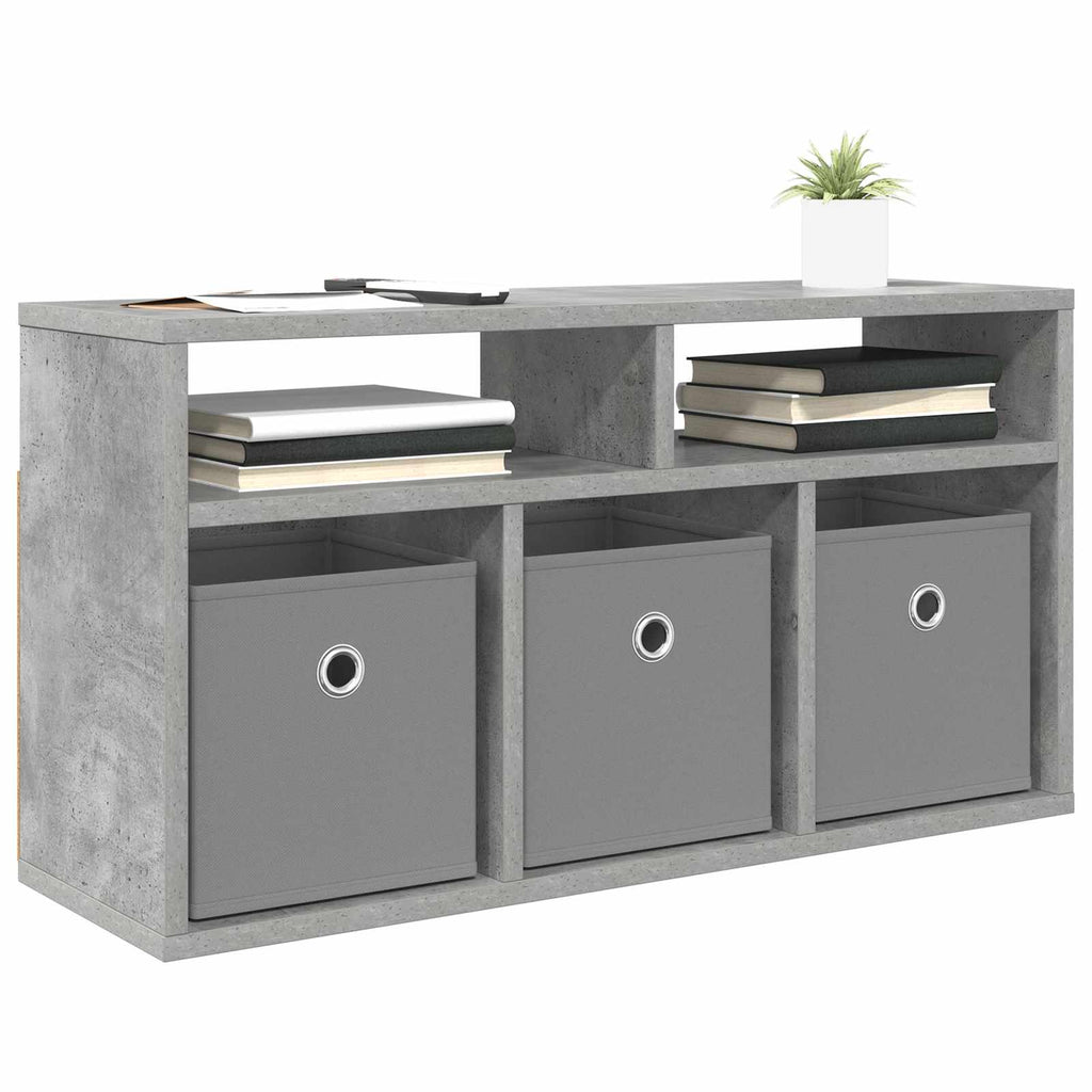 vidaXL Nisko szafka z szufladą Betonowy szary 72 x 22,5 x 38 cm