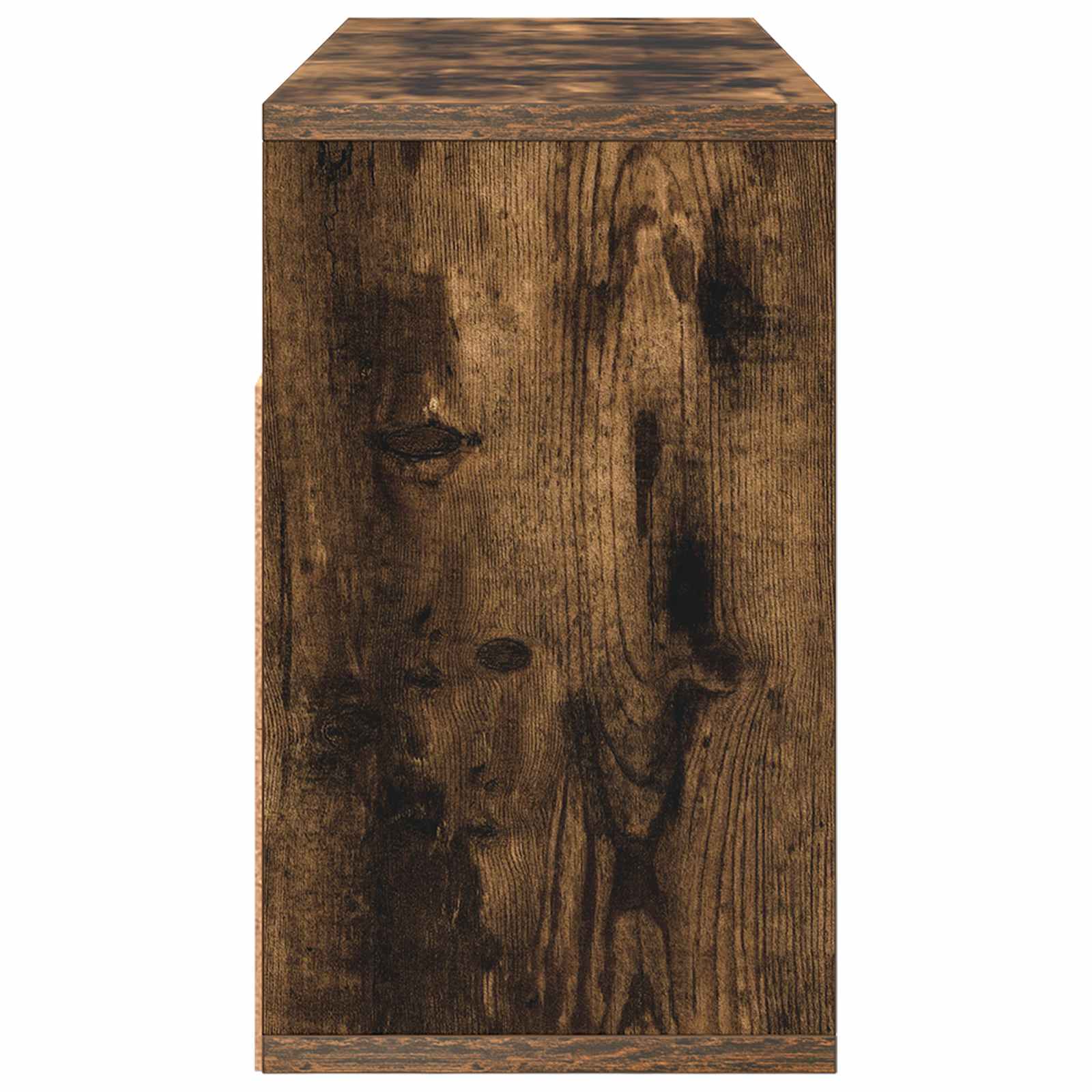 vidaXL Nisko szafka z szufladą Dąb wędzony 72 x 22,5 x 38 cm