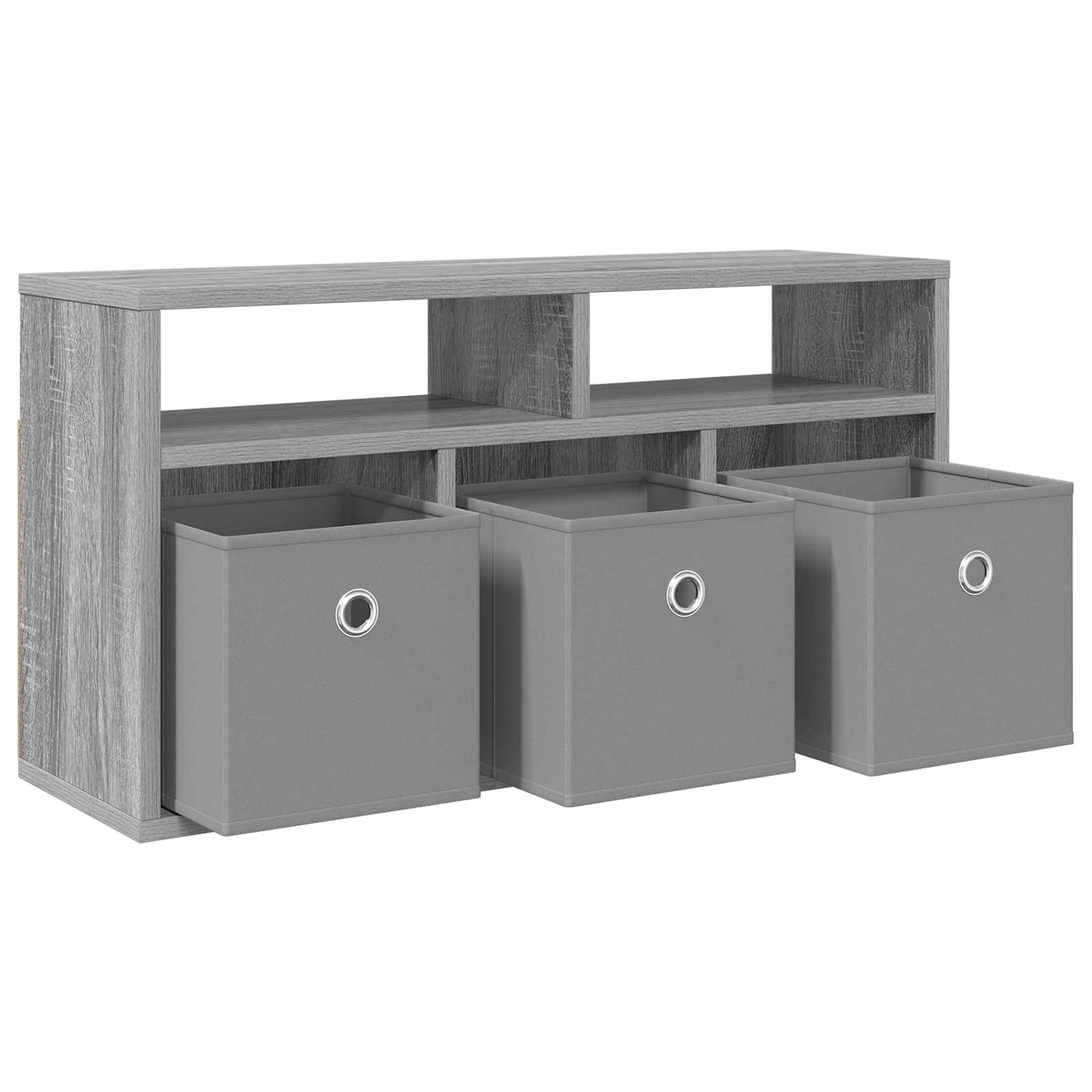vidaXL Nisko szafka z szufladą Szary Sonoma 72 x 22,5 x 38 cm