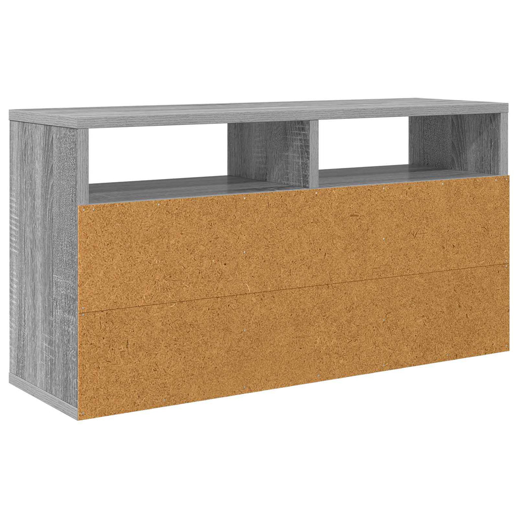 vidaXL Nisko szafka z szufladą Szary Sonoma 72 x 22,5 x 38 cm