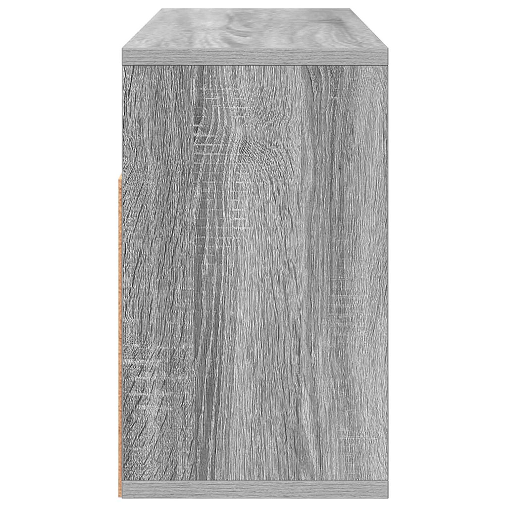 vidaXL Nisko szafka z szufladą Szary Sonoma 72 x 22,5 x 38 cm