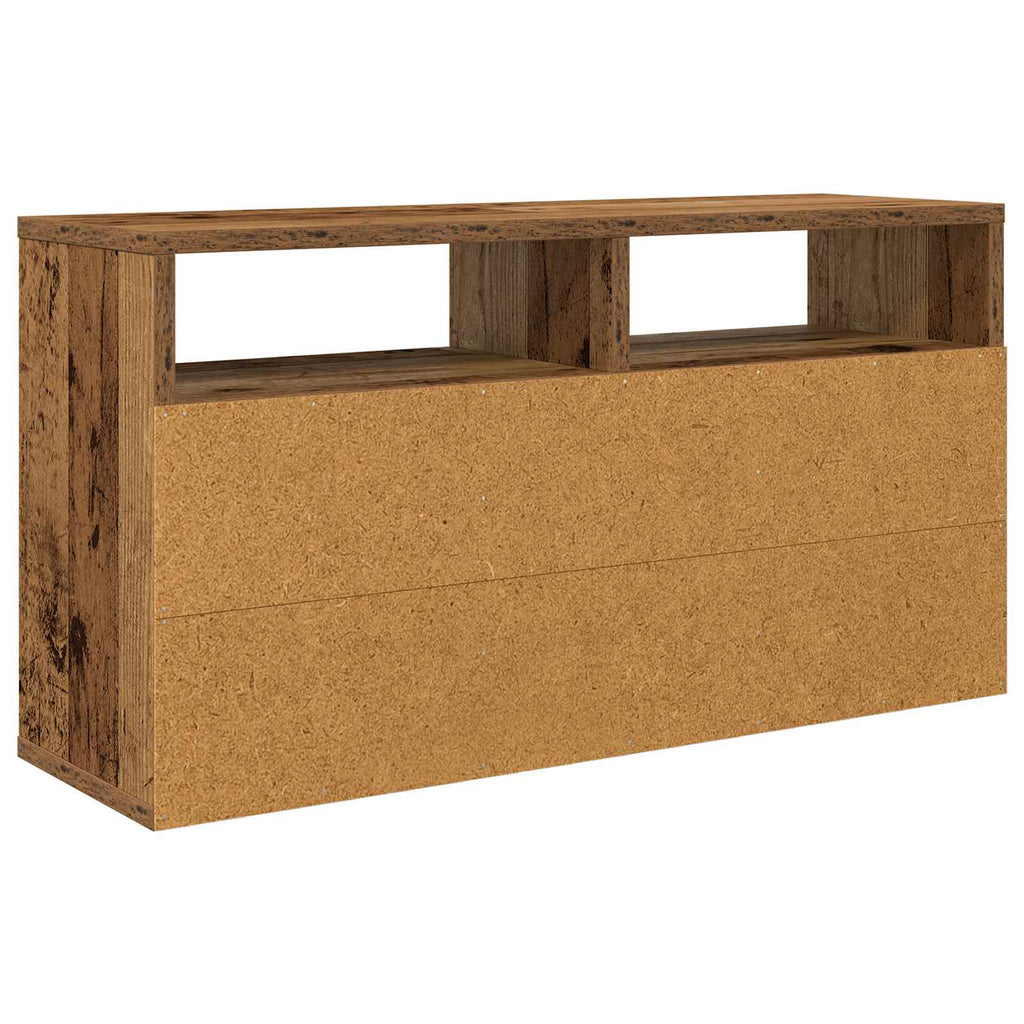 vidaXL Nisko szafka z szufladą Stare drewno 72 x 22,5 x 38 cm
