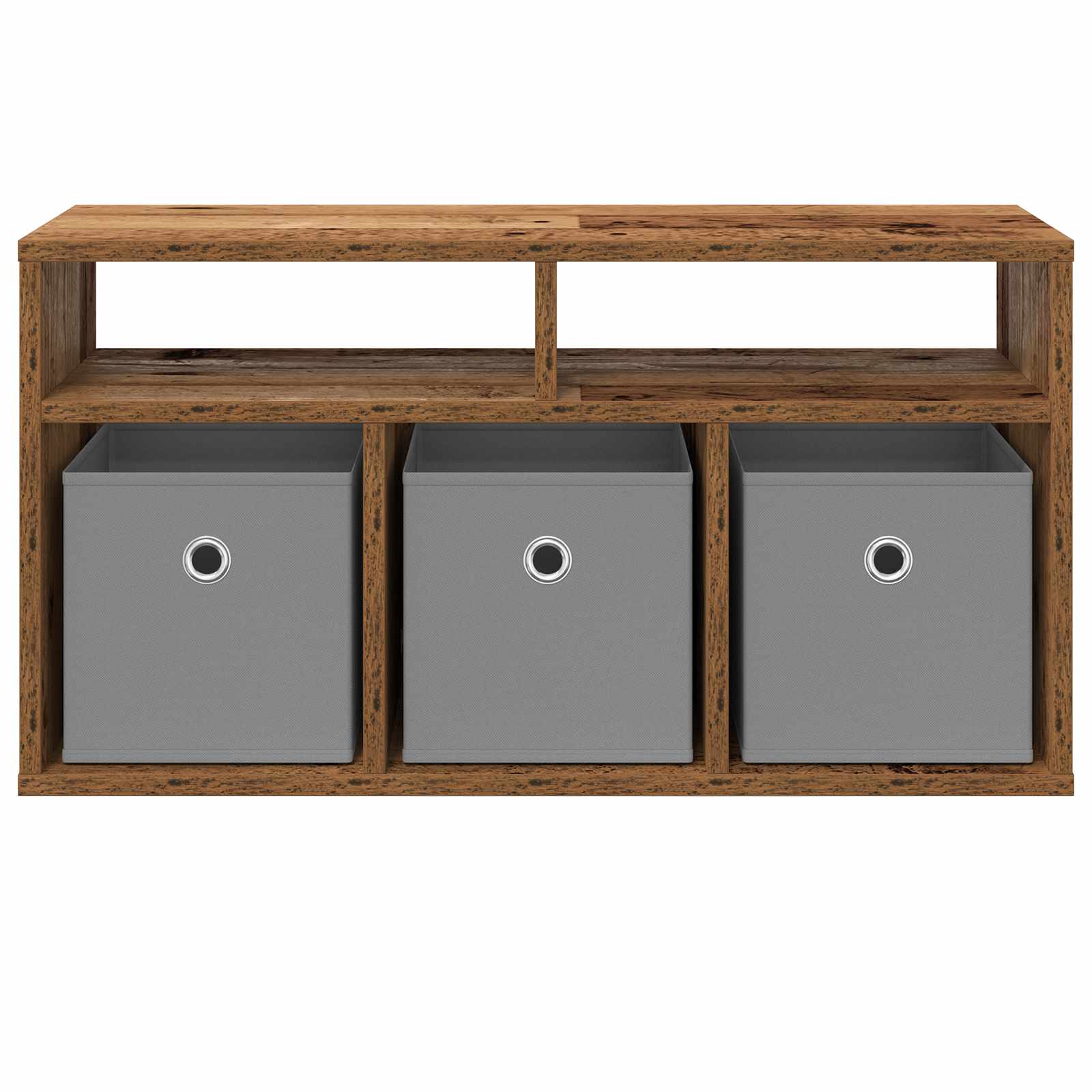vidaXL Nisko szafka z szufladą Stare drewno 72 x 22,5 x 38 cm