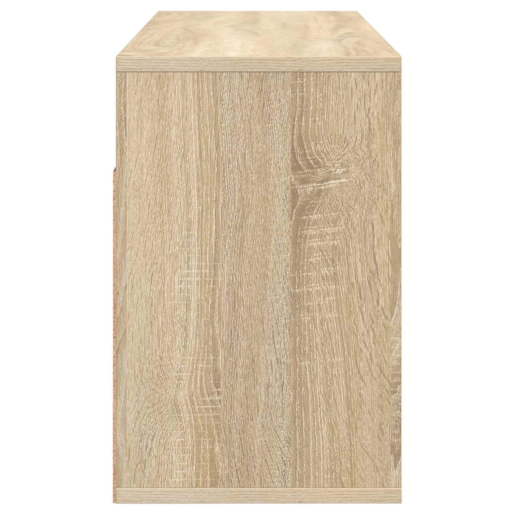 vidaXL Nisko szafka z szufladą Dąb Sonoma 87 x 27,5 x 43 cm