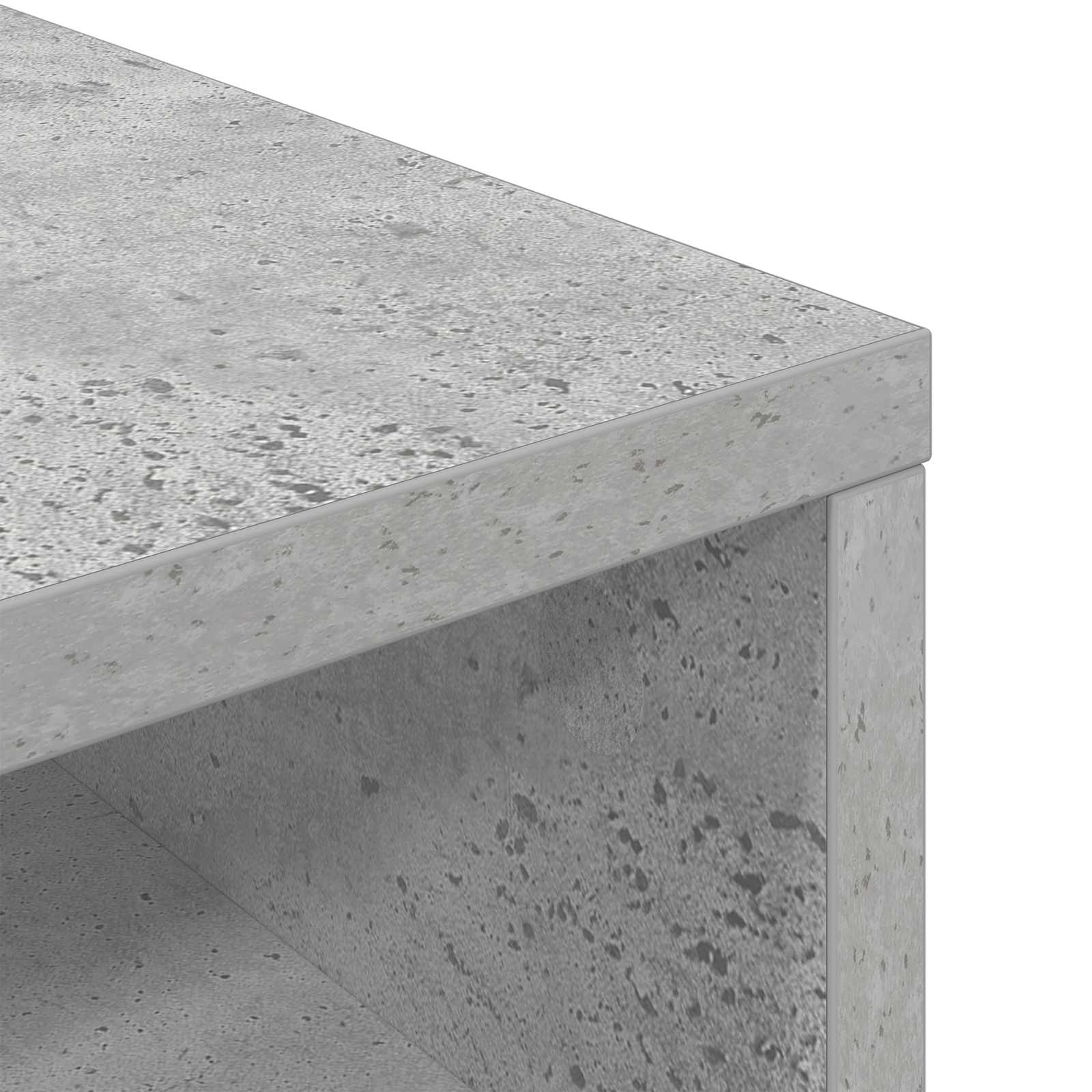 vidaXL Nisko szafka z szufladą Betonowy szary 87 x 27,5 x 43 cm