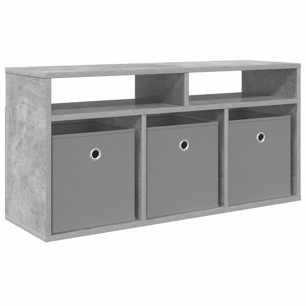 vidaXL Nisko szafka z szufladą Betonowy szary 87 x 27,5 x 43 cm