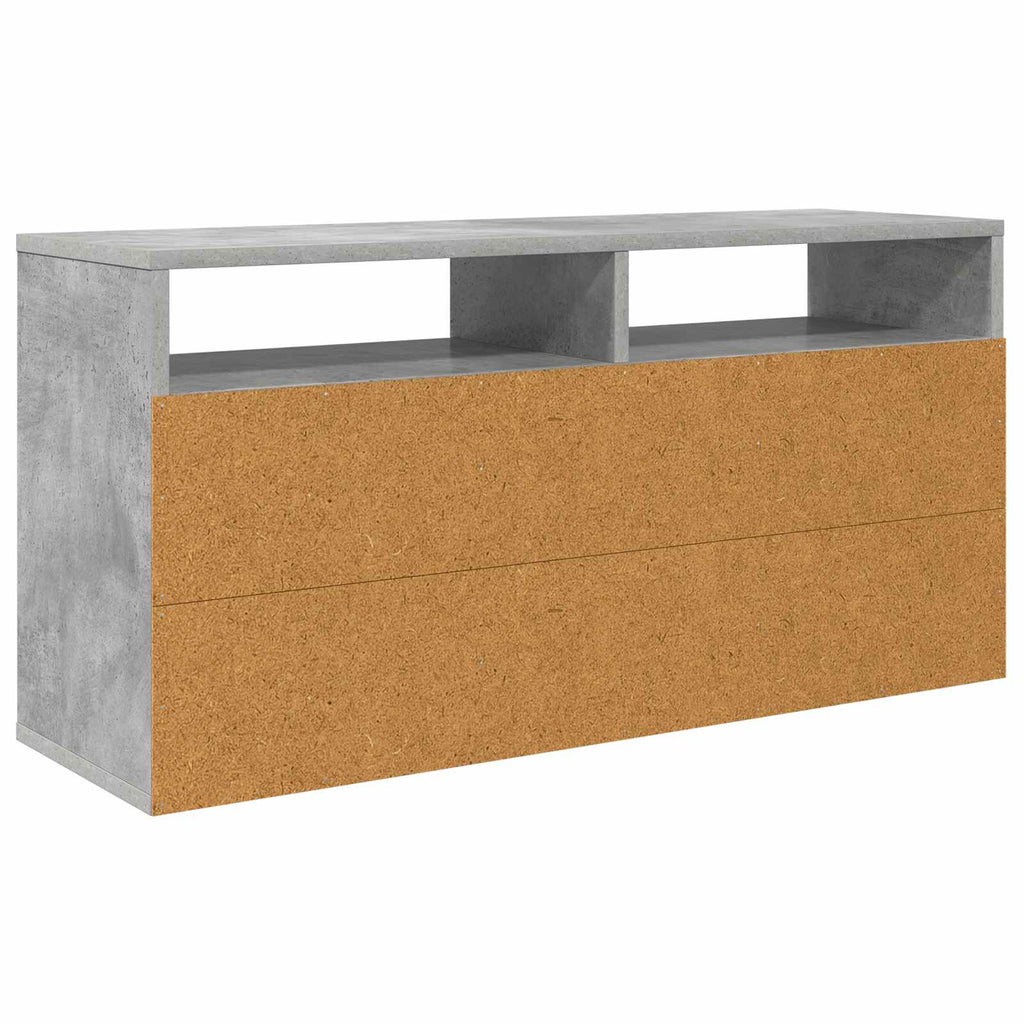 vidaXL Nisko szafka z szufladą Betonowy szary 87 x 27,5 x 43 cm