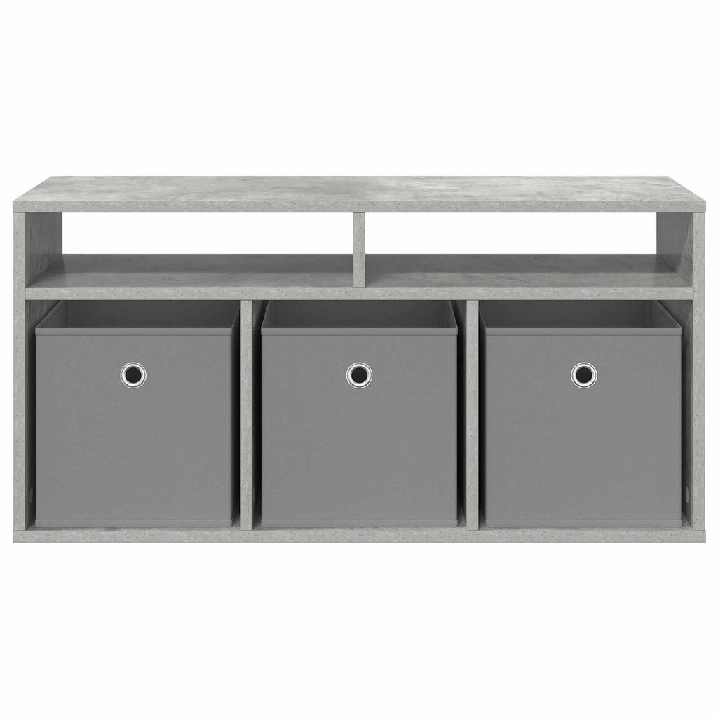 vidaXL Nisko szafka z szufladą Betonowy szary 87 x 27,5 x 43 cm