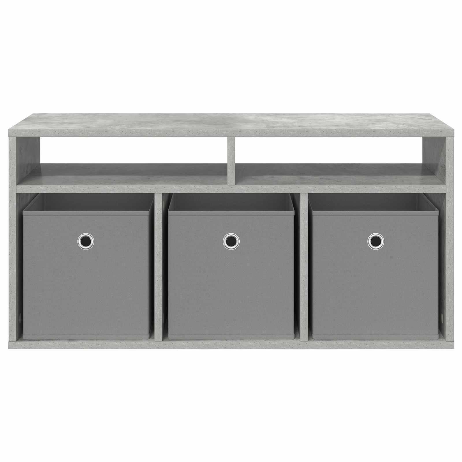 vidaXL Nisko szafka z szufladą Betonowy szary 87 x 27,5 x 43 cm