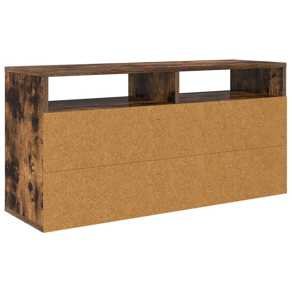 vidaXL Nisko szafka z szufladą Dąb wędzony 87 x 27,5 x 43 cm