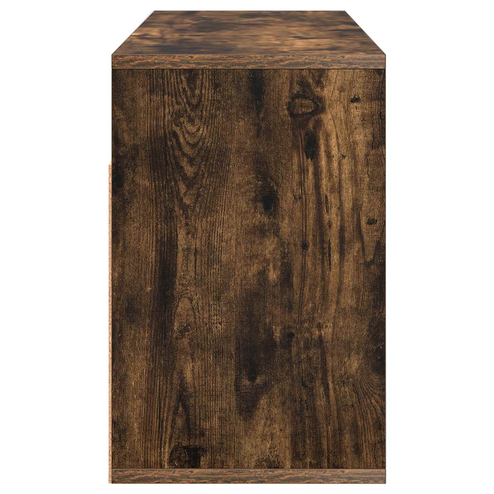 vidaXL Nisko szafka z szufladą Dąb wędzony 87 x 27,5 x 43 cm