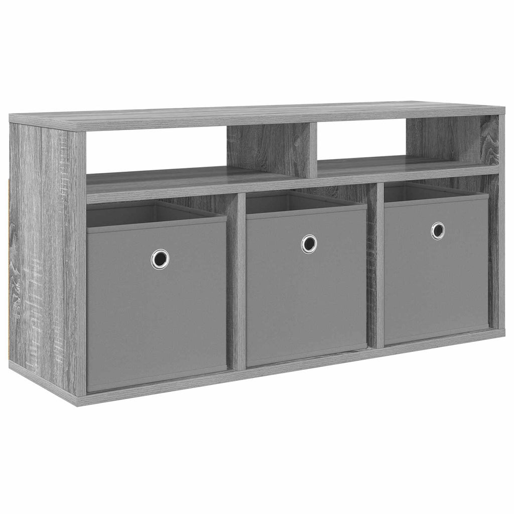 vidaXL Nisko szafka z szufladą Szary Sonoma 87 x 27,5 x 43 cm