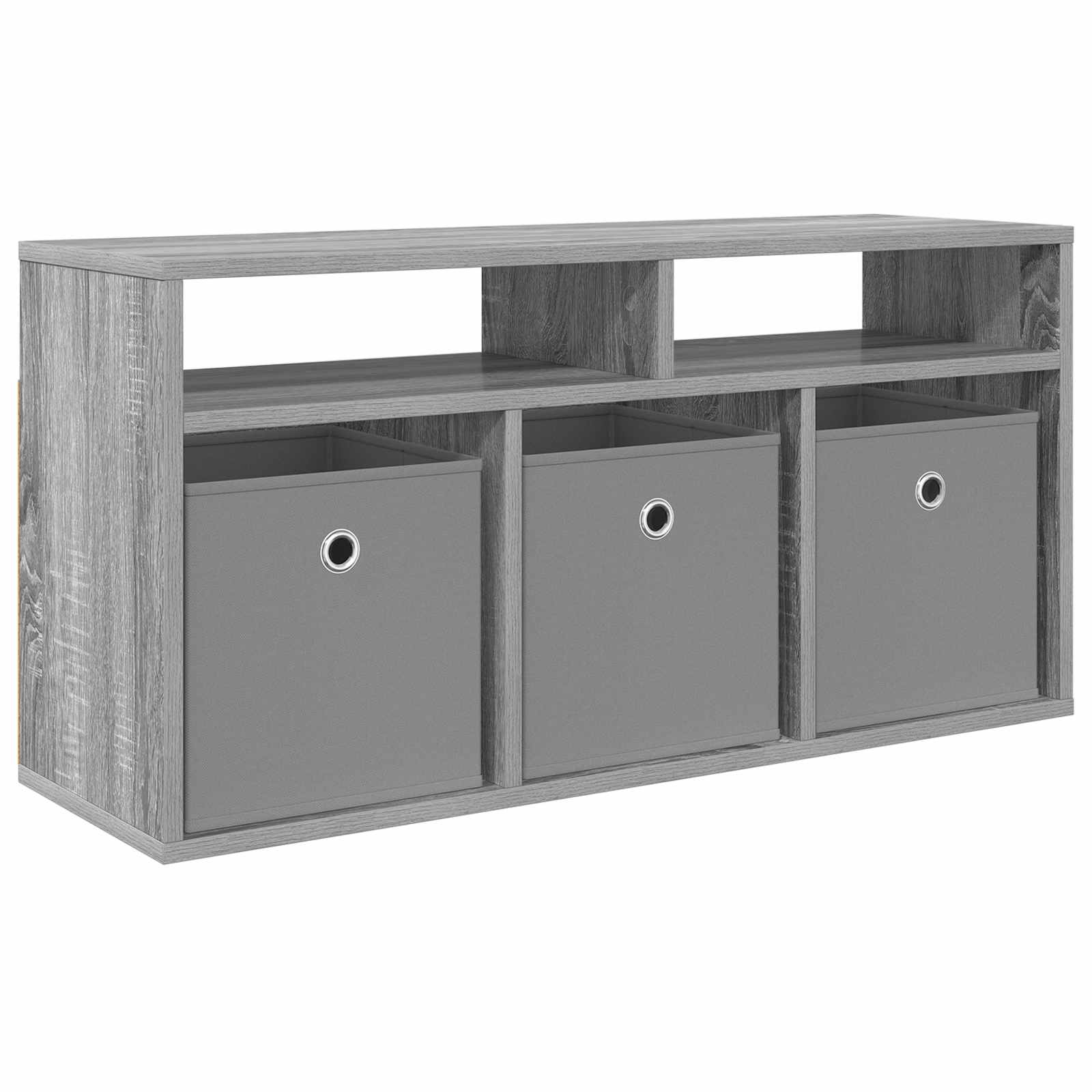 vidaXL Nisko szafka z szufladą Szary Sonoma 87 x 27,5 x 43 cm
