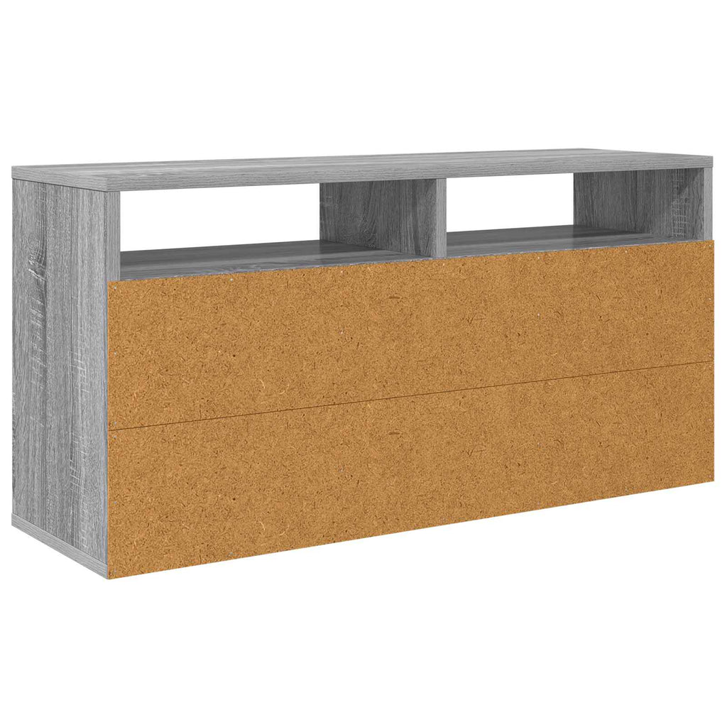 vidaXL Nisko szafka z szufladą Szary Sonoma 87 x 27,5 x 43 cm