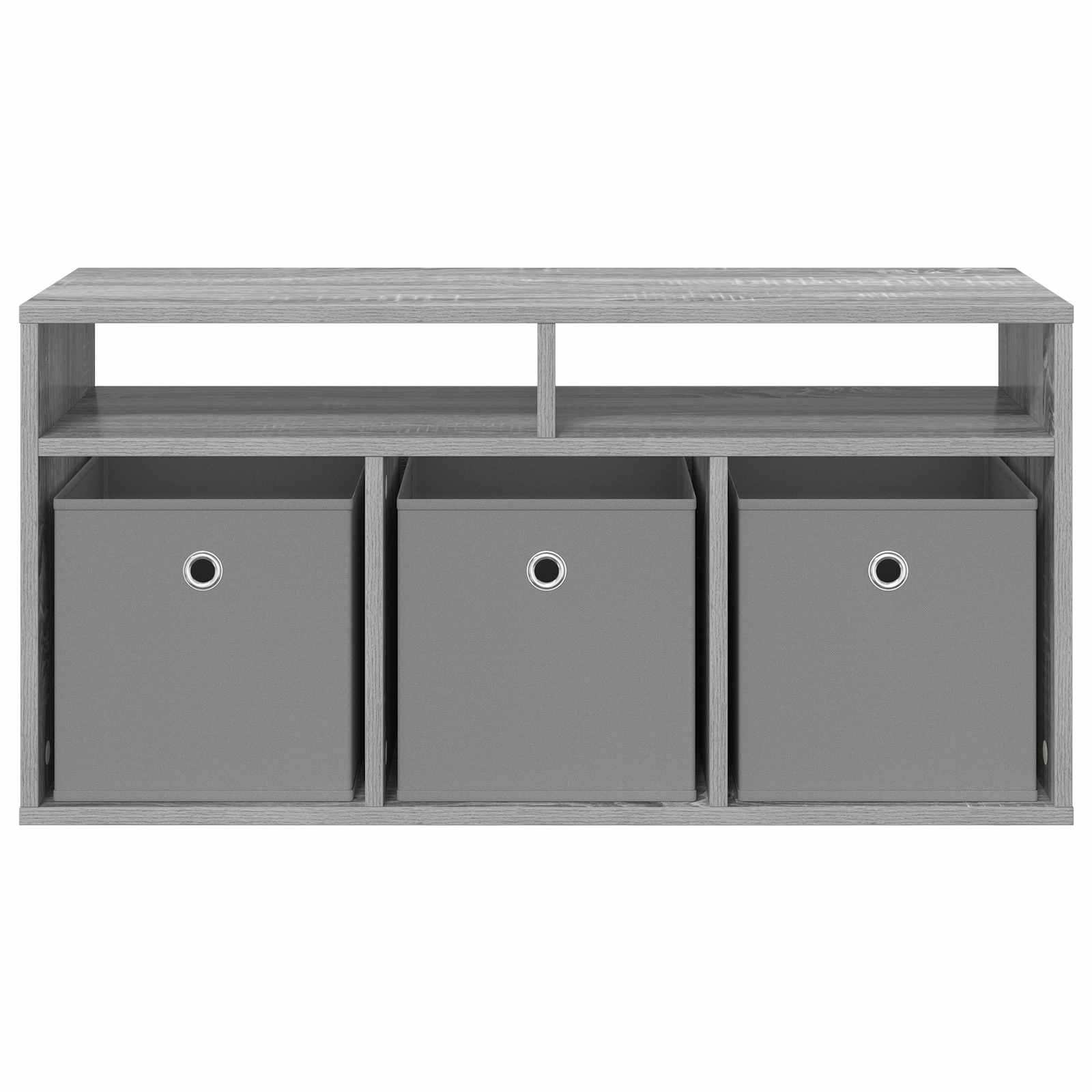 vidaXL Nisko szafka z szufladą Szary Sonoma 87 x 27,5 x 43 cm