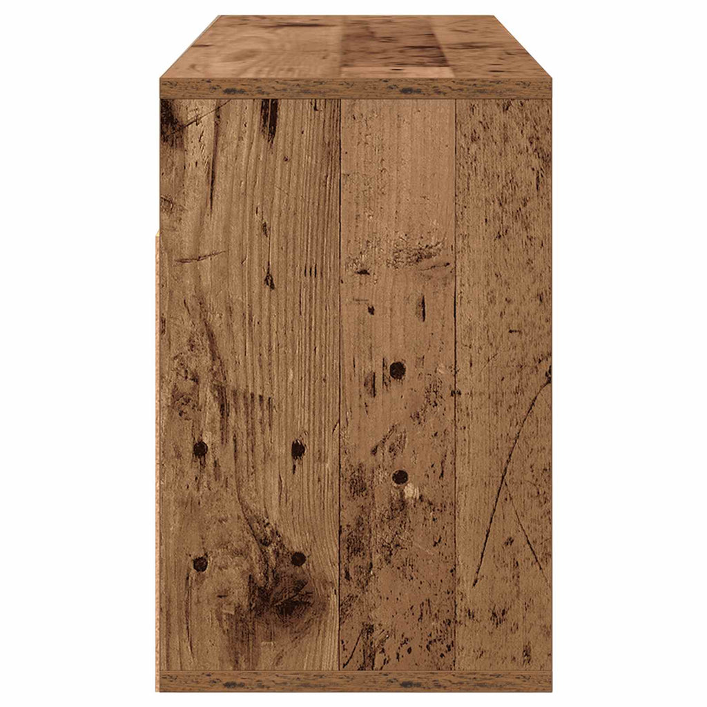 vidaXL Nisko szafka z szufladą Stare drewno 87 x 27,5 x 43 cm