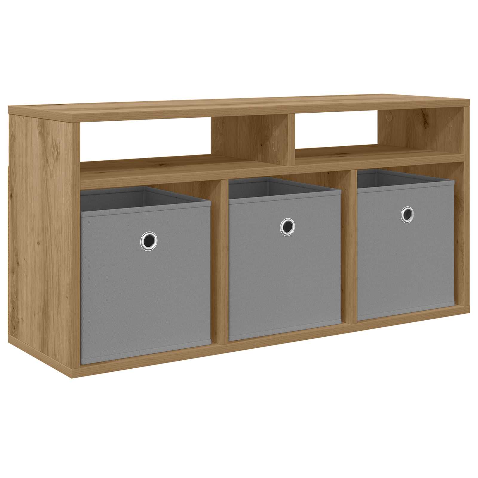 vidaXL Nisko szafka z szufladą Dąb rzemieślniczy 87 x 27,5 x 43 cm