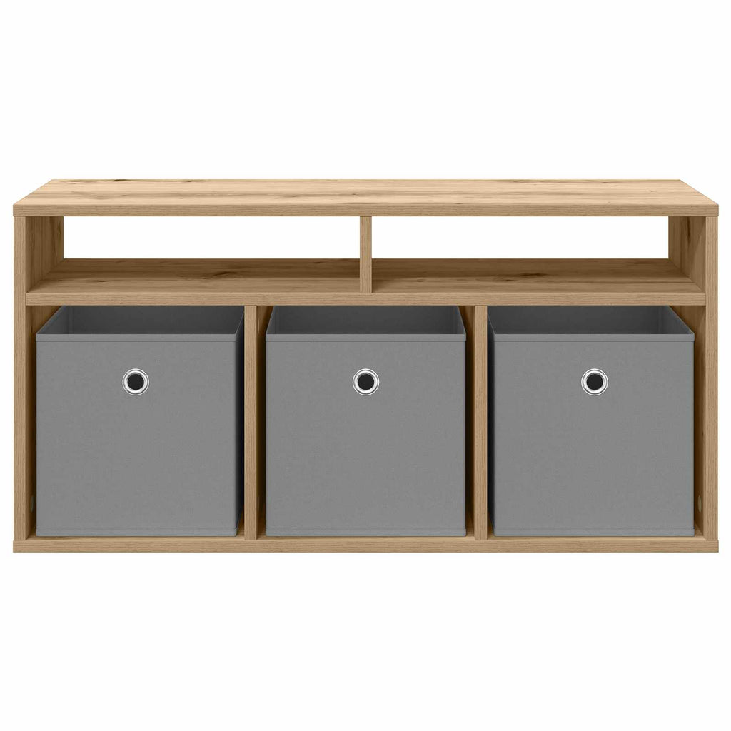 vidaXL Nisko szafka z szufladą Dąb rzemieślniczy 87 x 27,5 x 43 cm