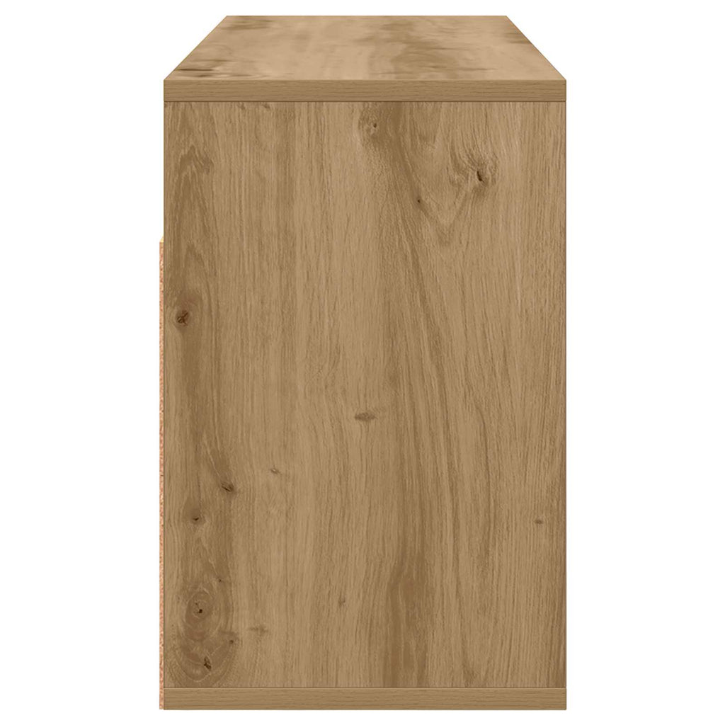 vidaXL Nisko szafka z szufladą Dąb rzemieślniczy 87 x 27,5 x 43 cm