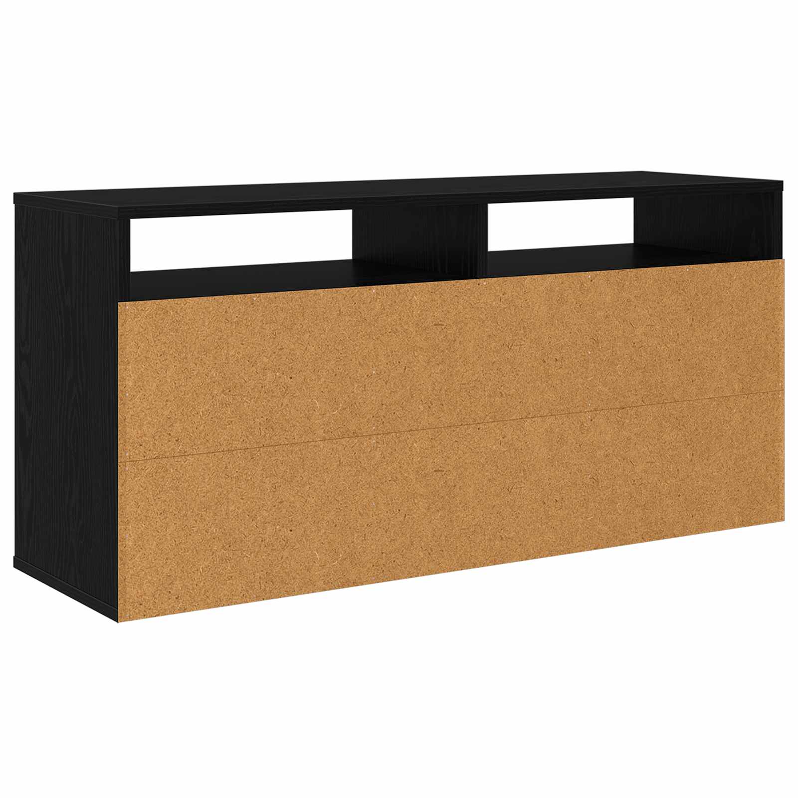 vidaXL Nisko szafka z szufladą Czarny Dąb 102 x 32 x 48,5 cm