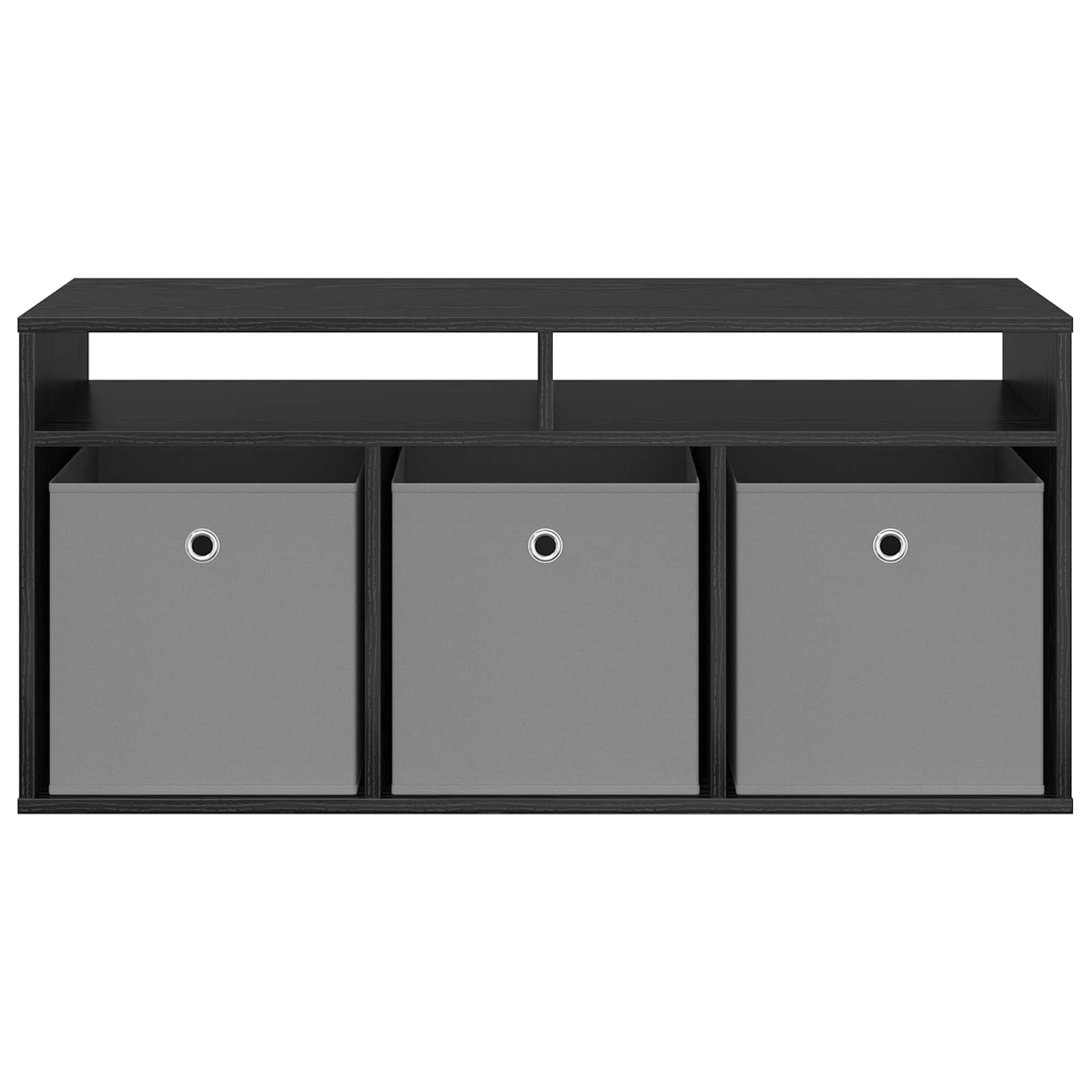 vidaXL Nisko szafka z szufladą Czarny Dąb 102 x 32 x 48,5 cm