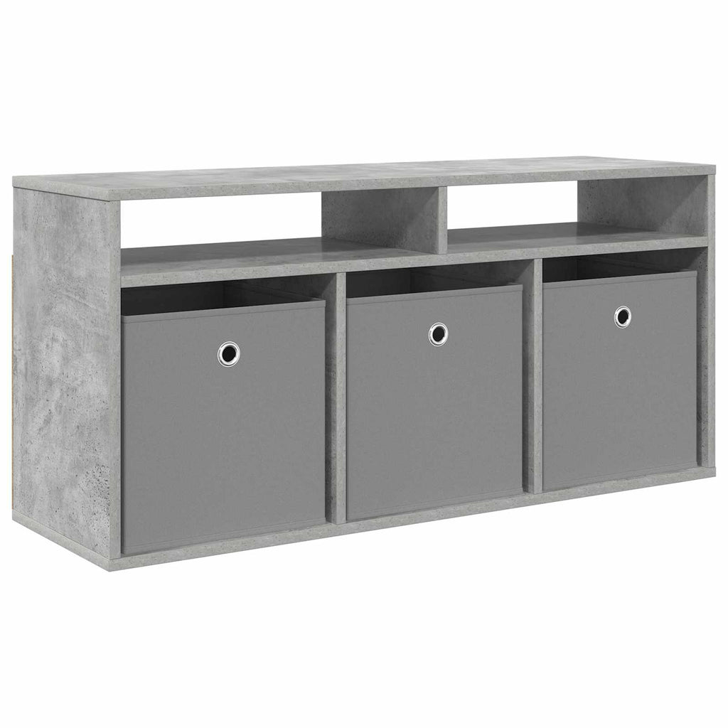 vidaXL Nisko szafka z szufladą Betonowy szary 102 x 32 x 48,5 cm